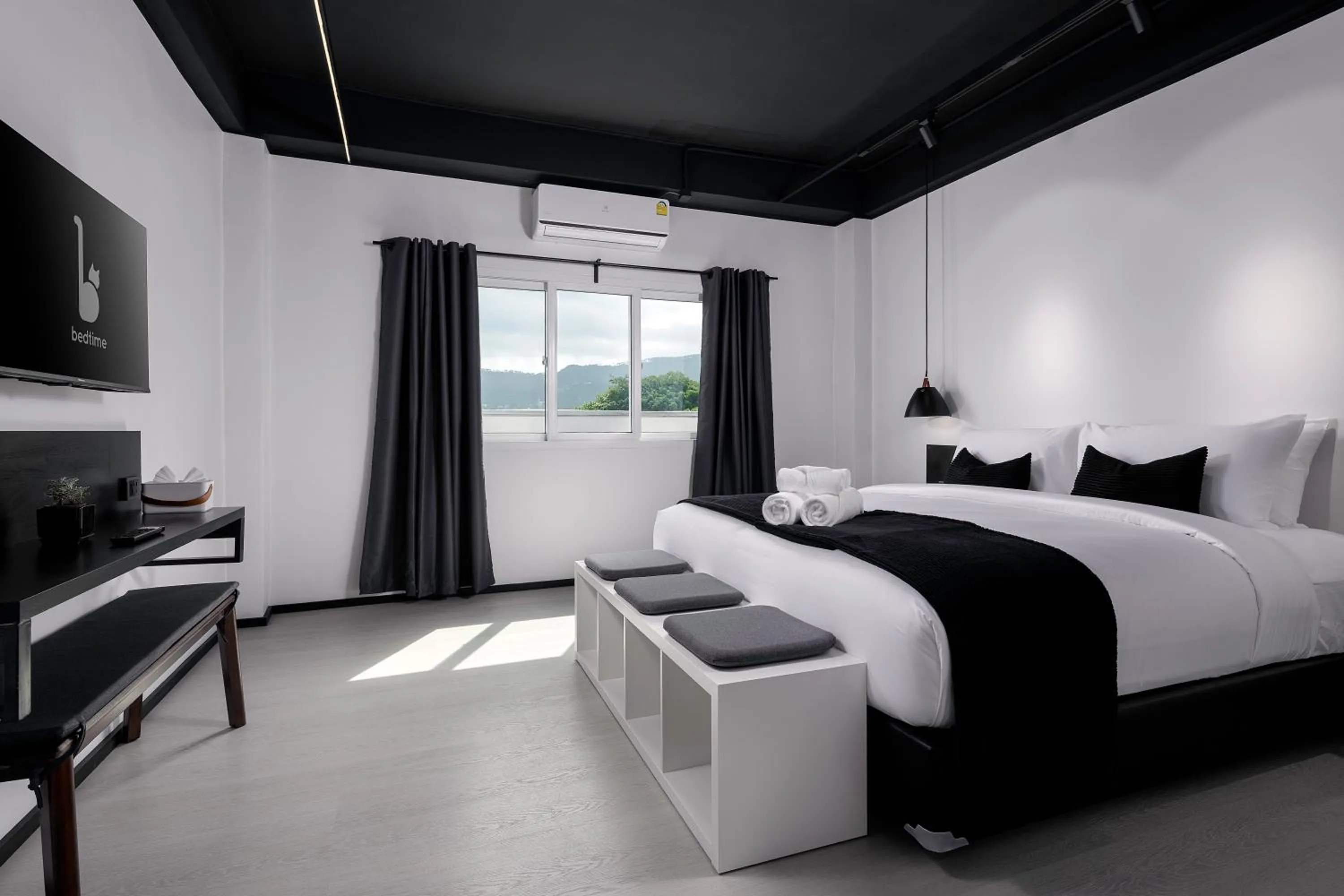 Bed in BedTime Hotel Samui