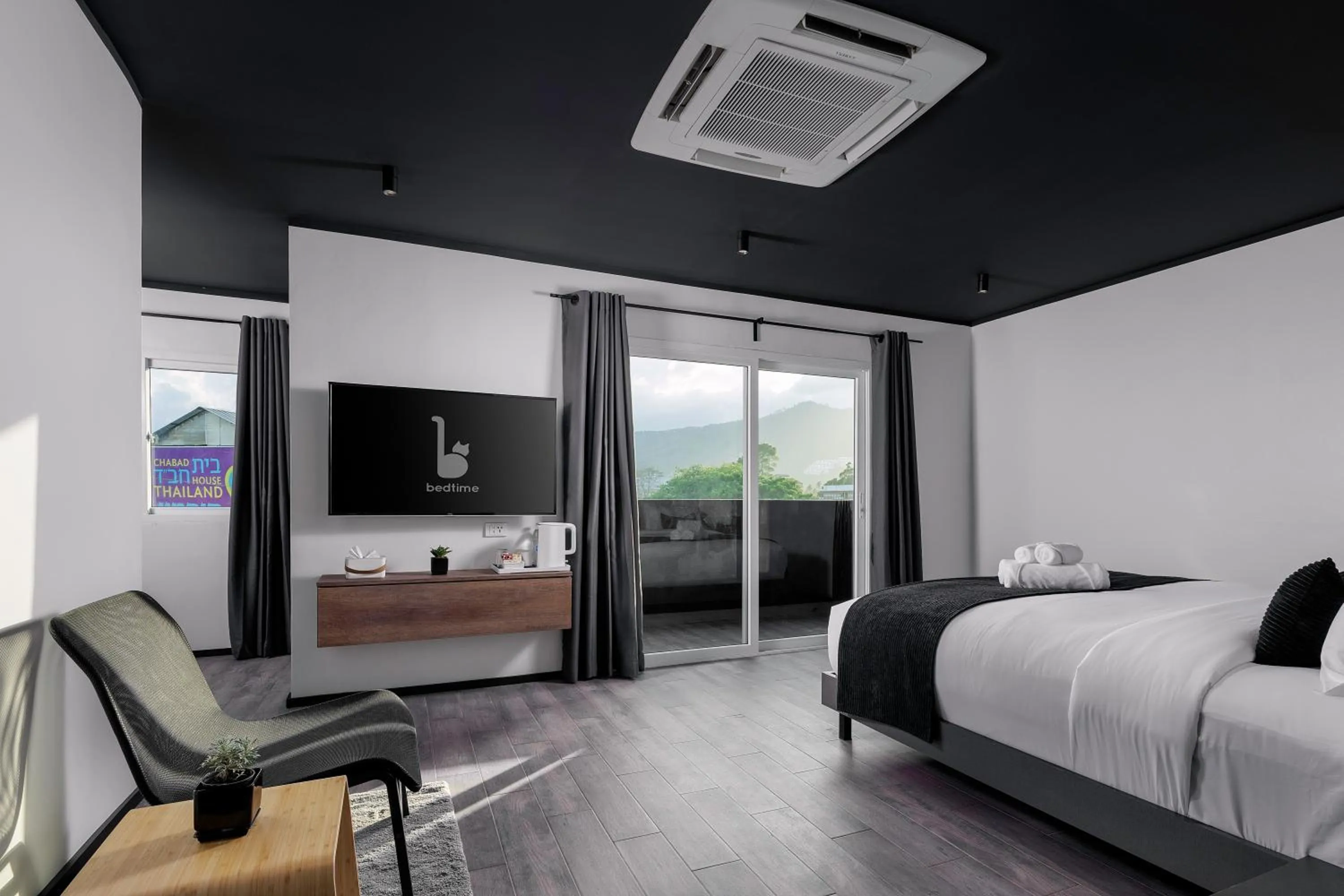 Bed in BedTime Hotel Samui