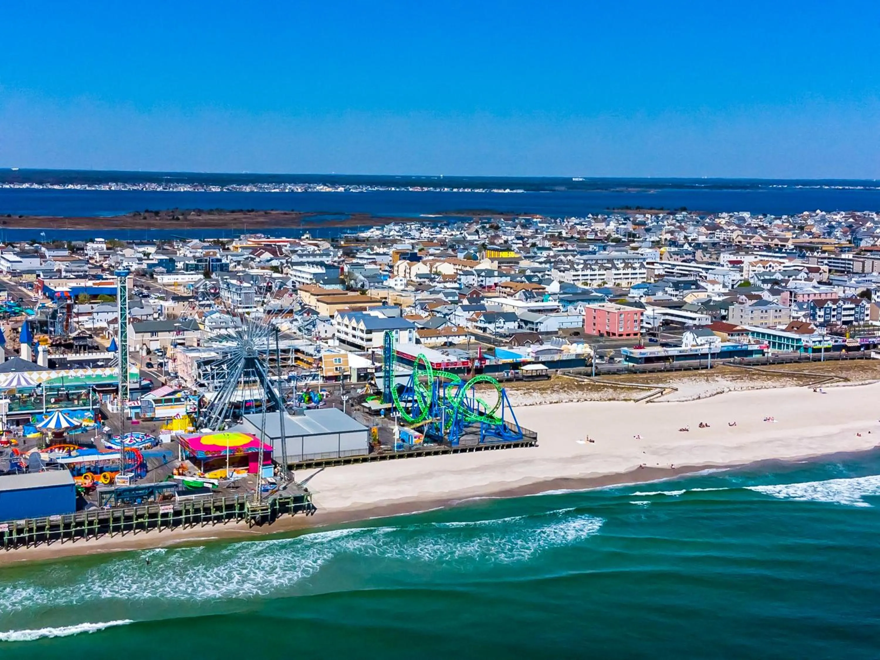 Property building in Boardwalk Sand & Surf Beach Hotel Oceanfront