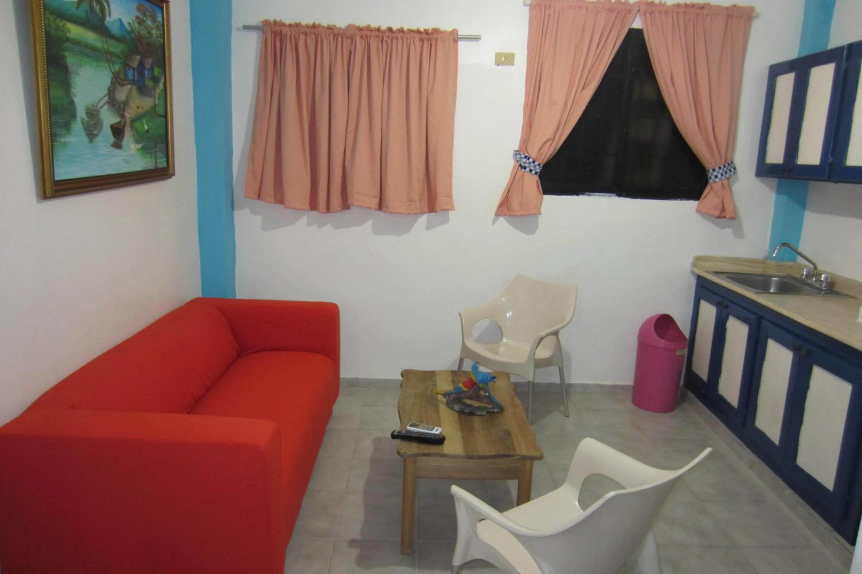 Living room in Aparthotel Genova