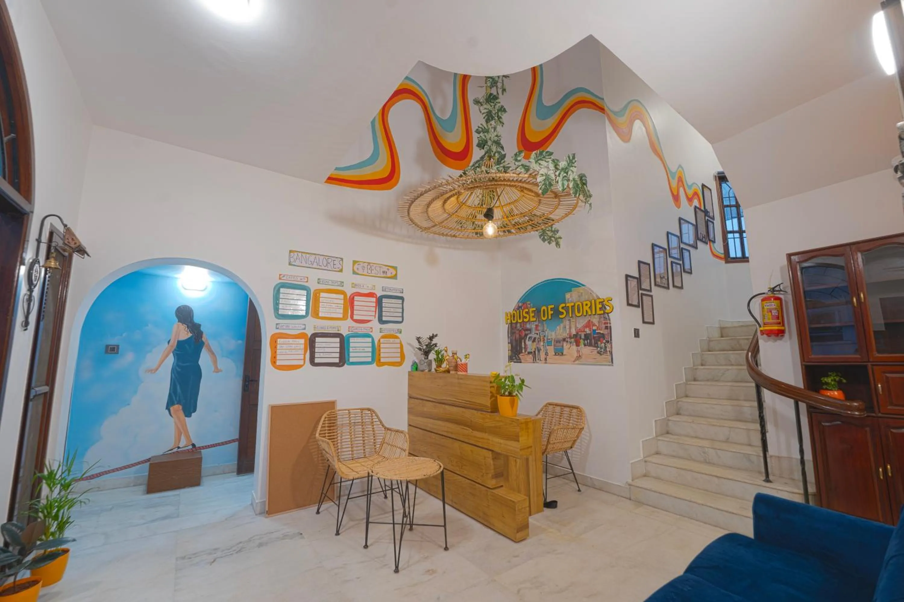 Seating area in House of Stories - Indiranagar