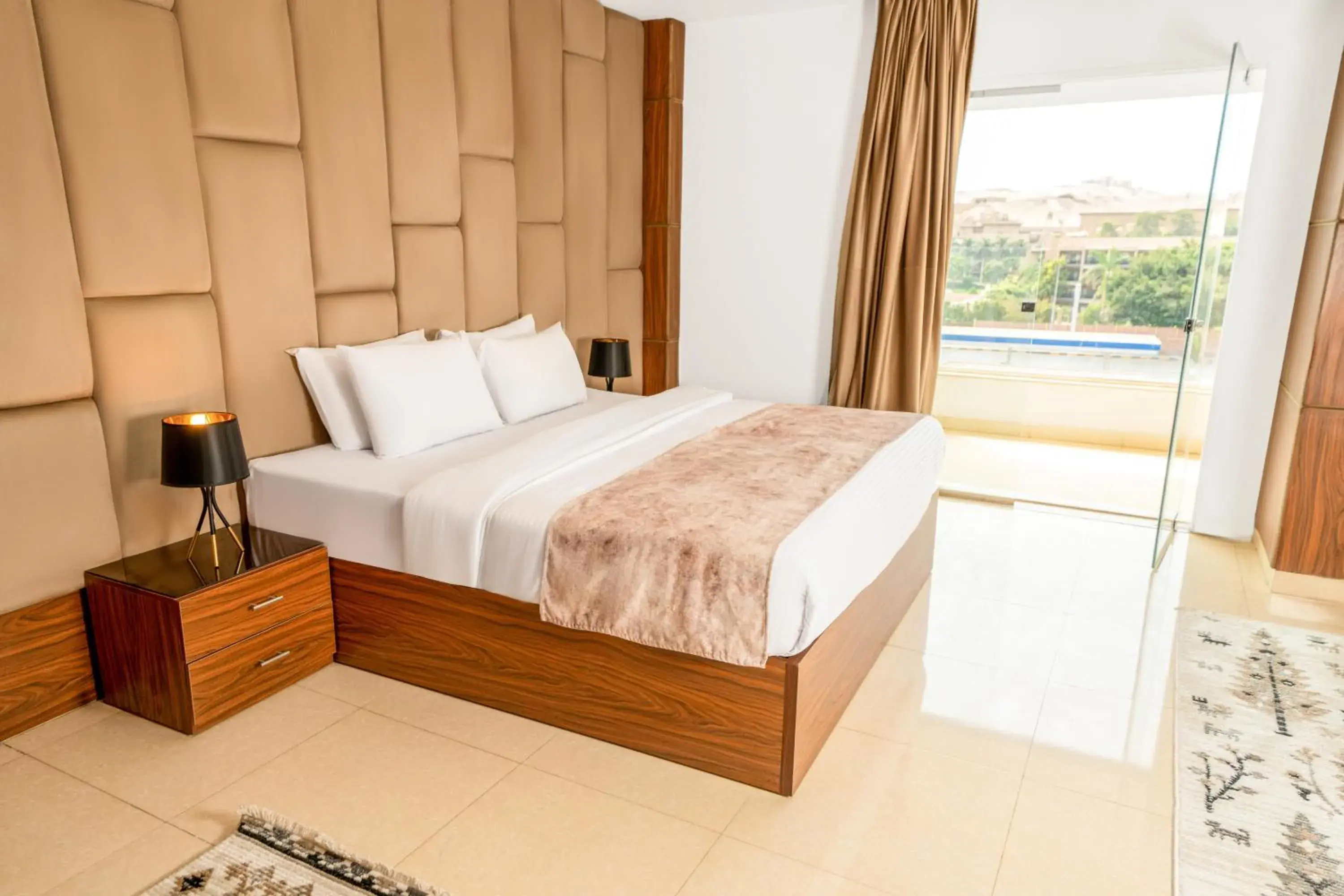 Deluxe Double or Twin Room with Mountain View - single occupancy in King Pyramids View Hotel Deluxe Double or Twin Room with Mountain View - single occupancy in King Pyramids View Hotel