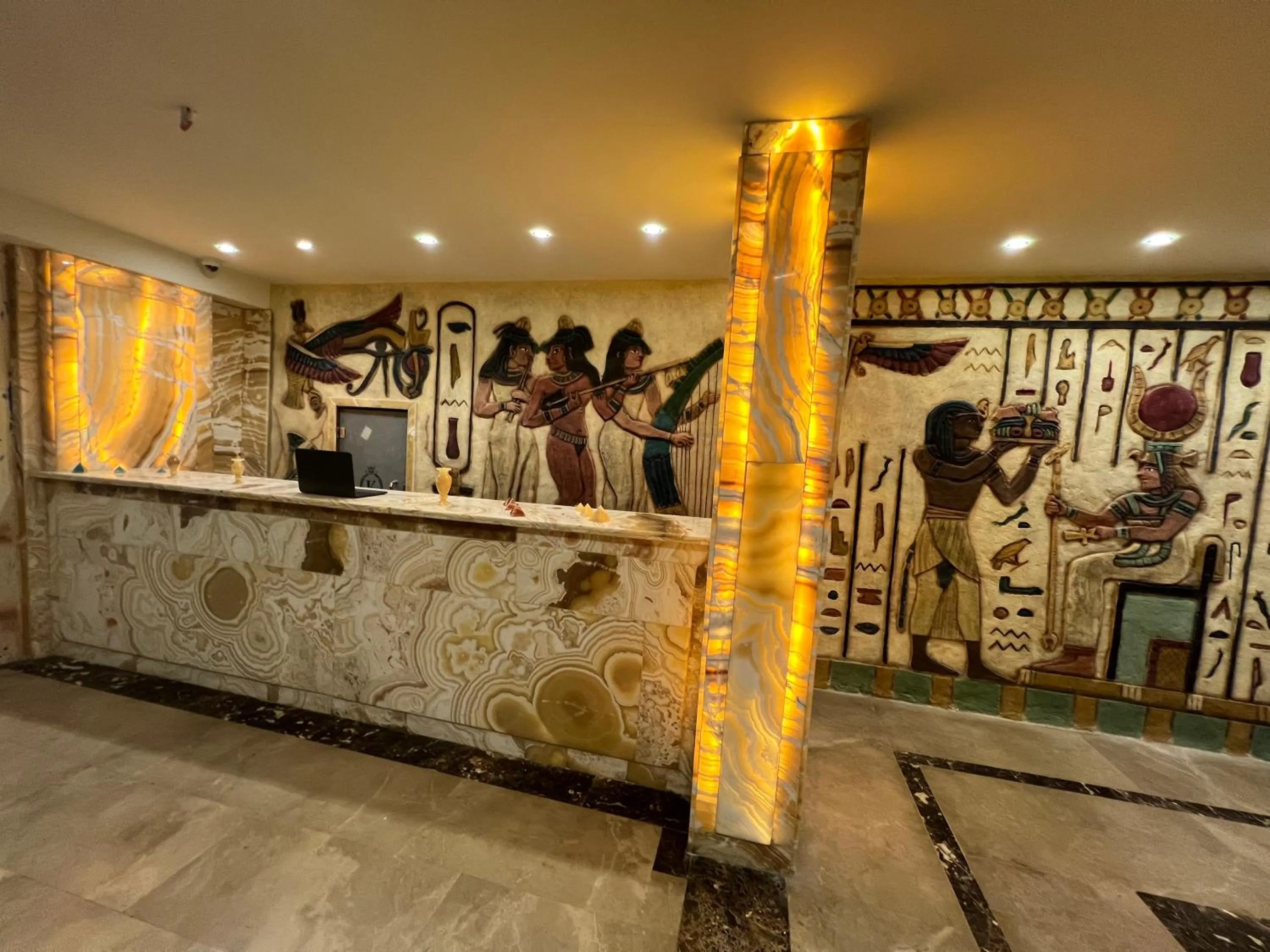 Lobby or reception in King Pyramids View Hotel