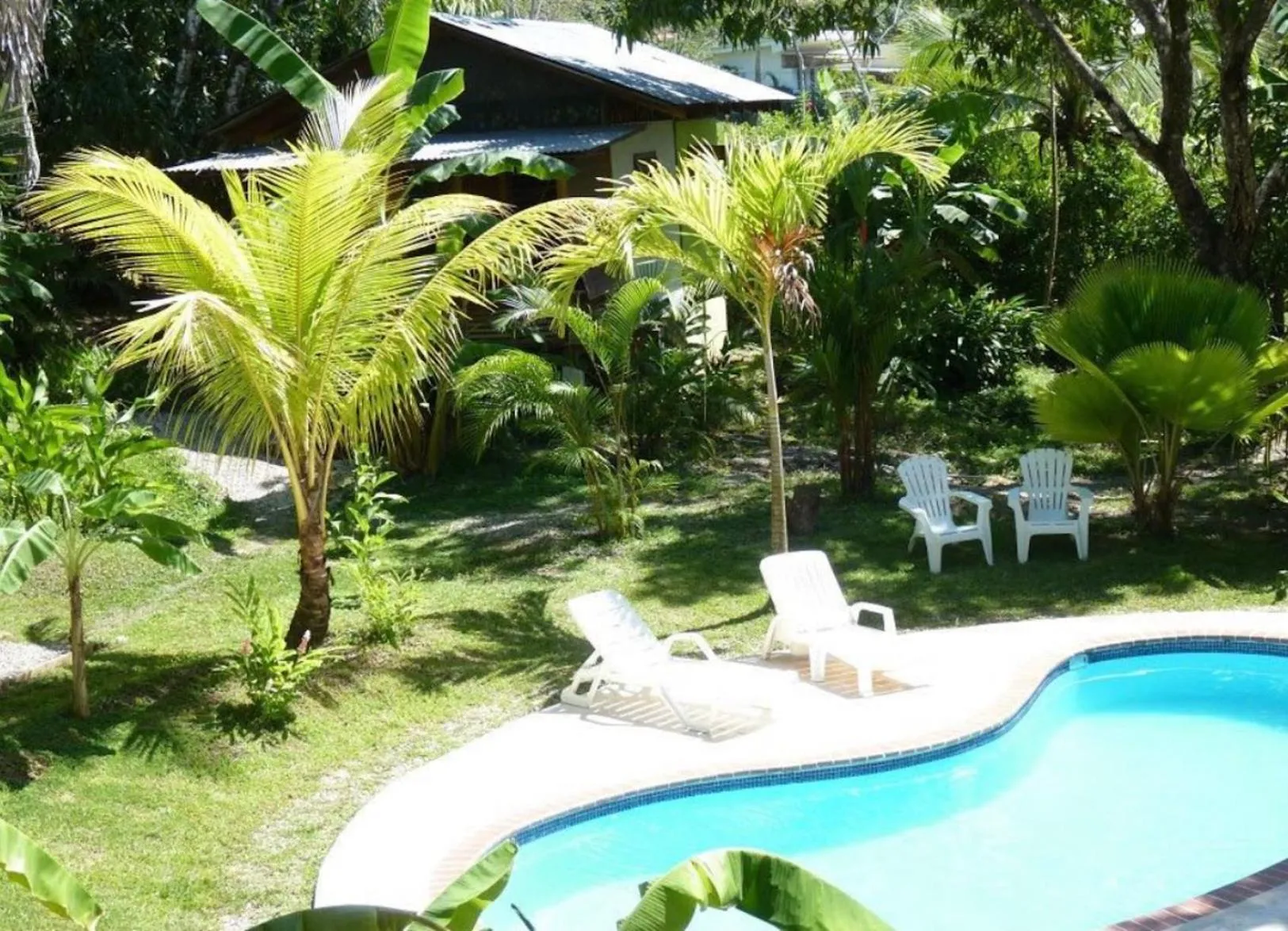 Garden view in Hotel Luz de Luna