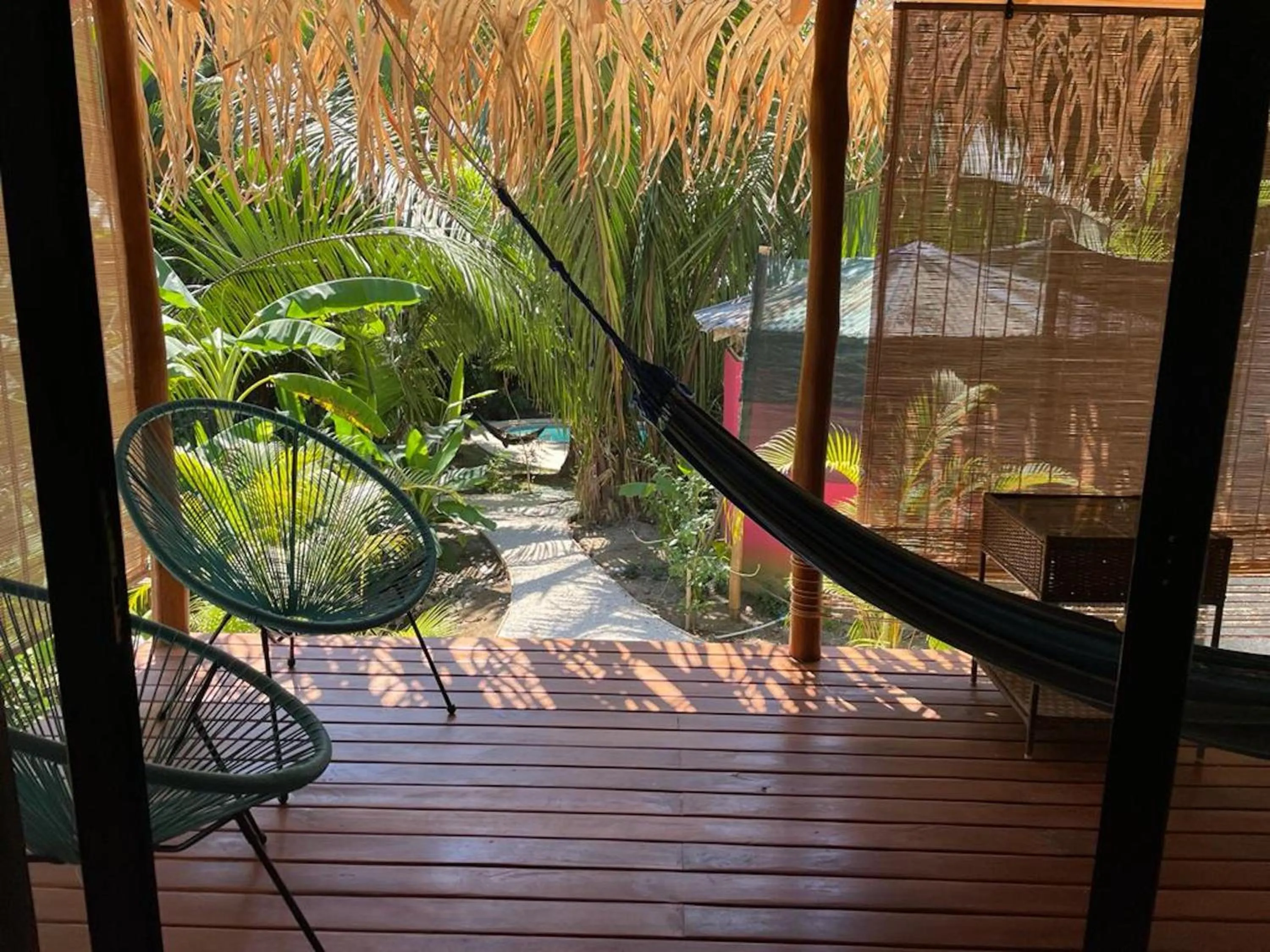 Garden view in Hotel Luz de Luna