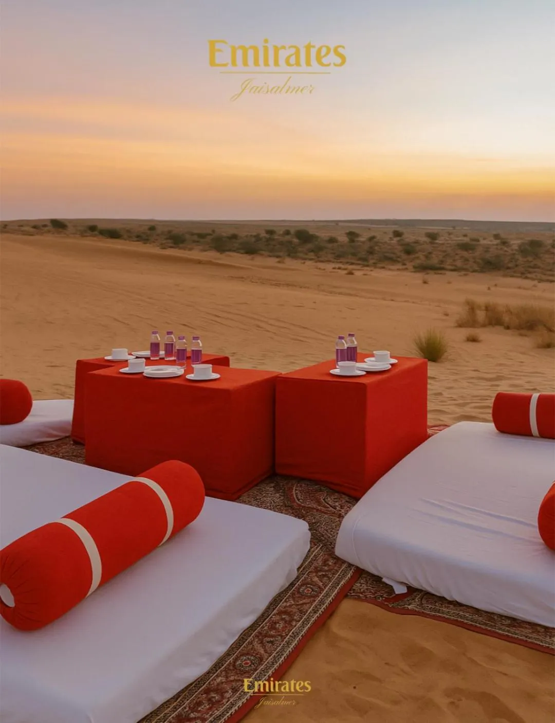 Natural landscape in Emirates Luxury Desert Camps