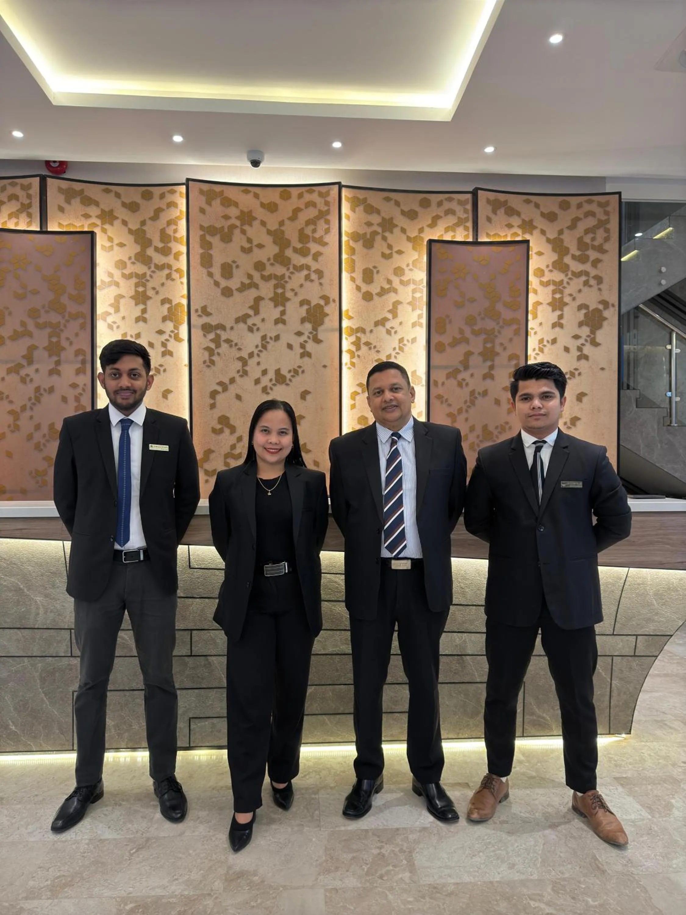 People in Royal Plaza Hotel