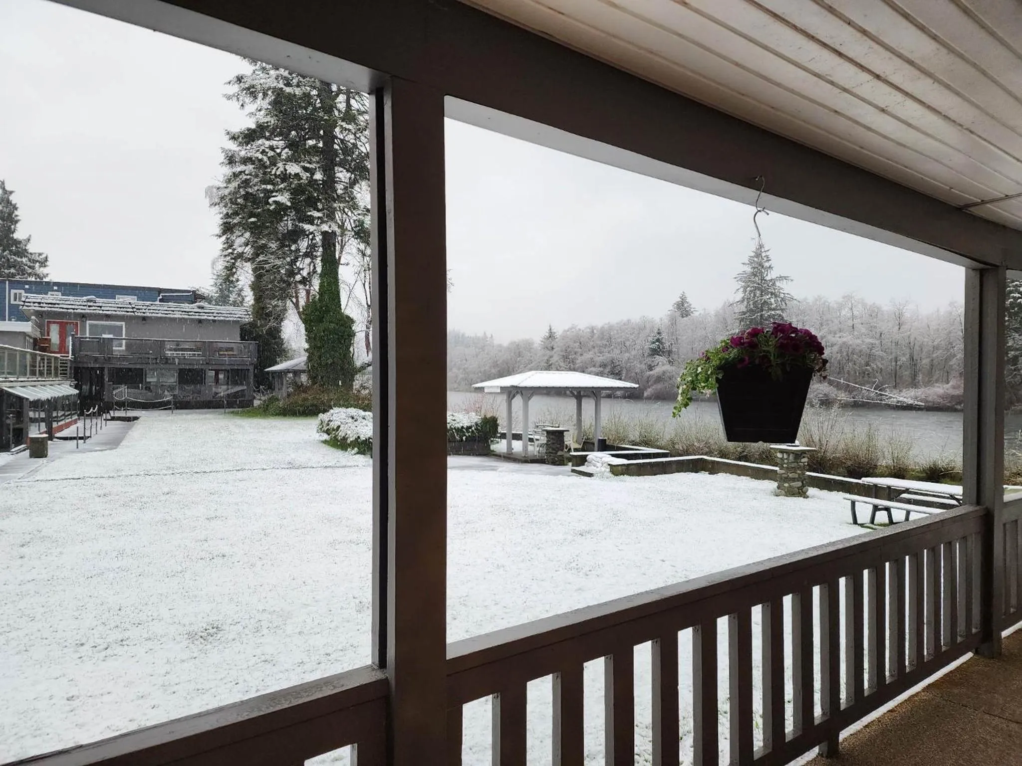 Winter in Campbell River Lodge