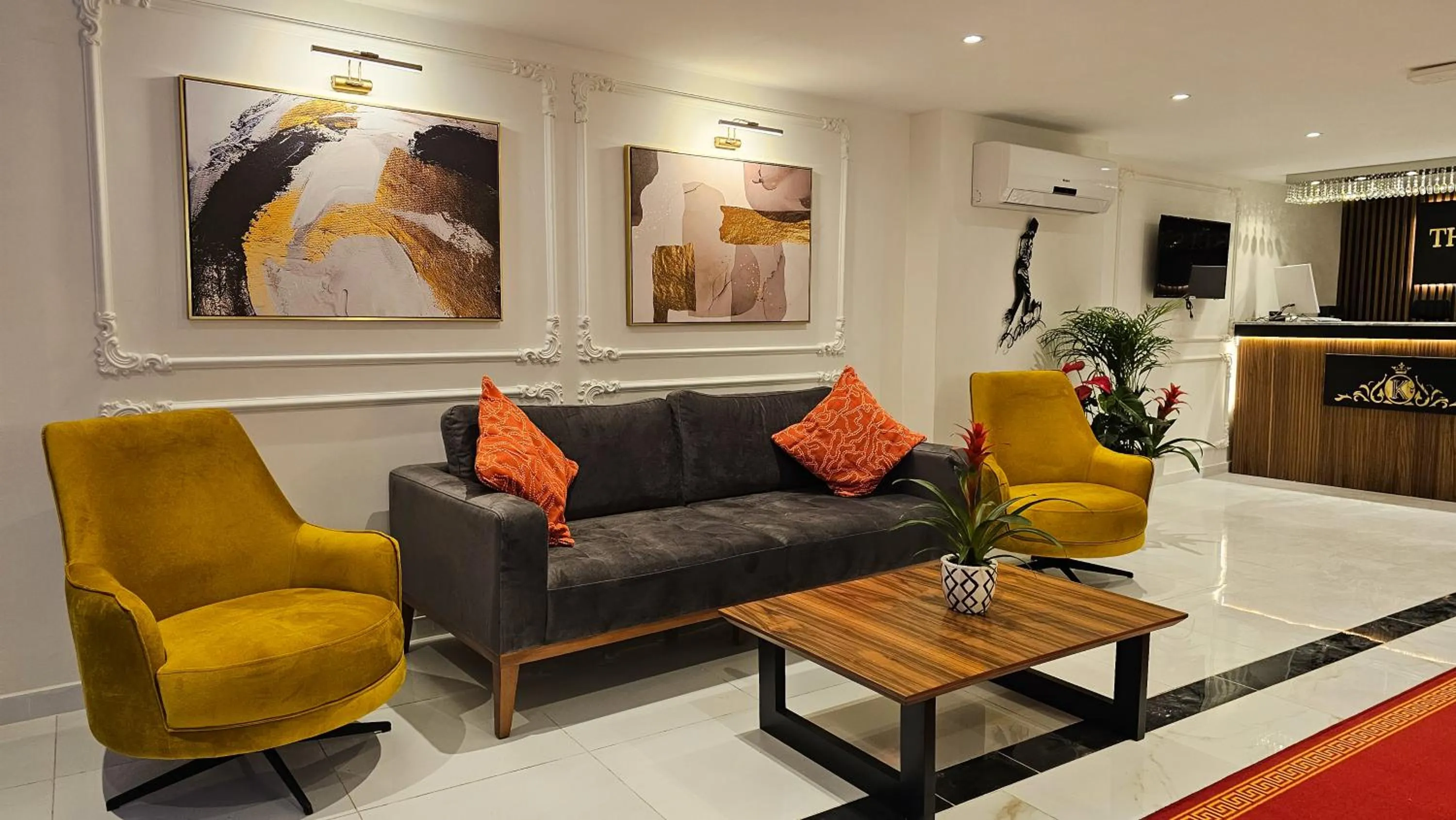 Lobby or reception in The Külsümz Hotel