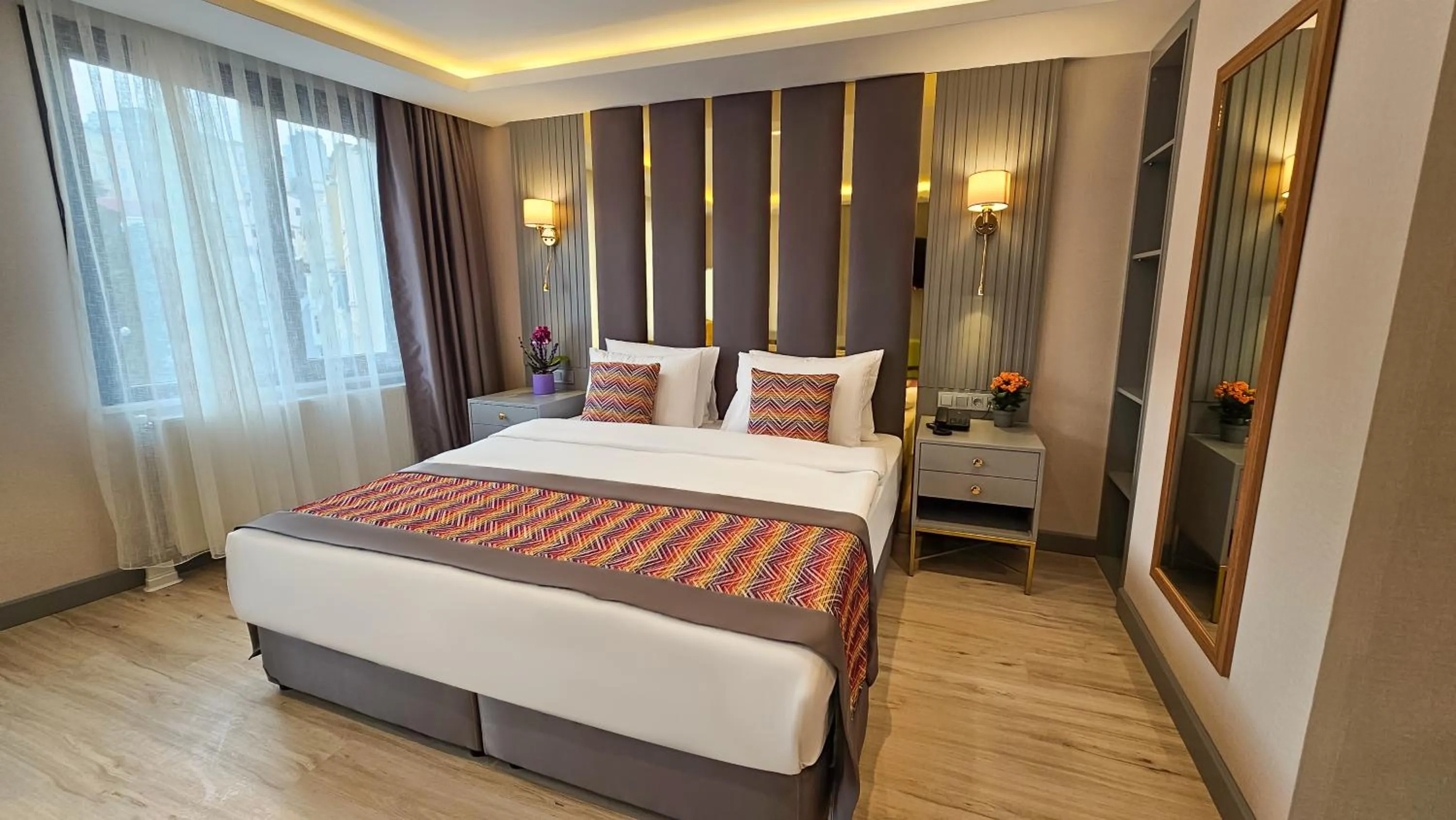 Bed in The Külsümz Hotel