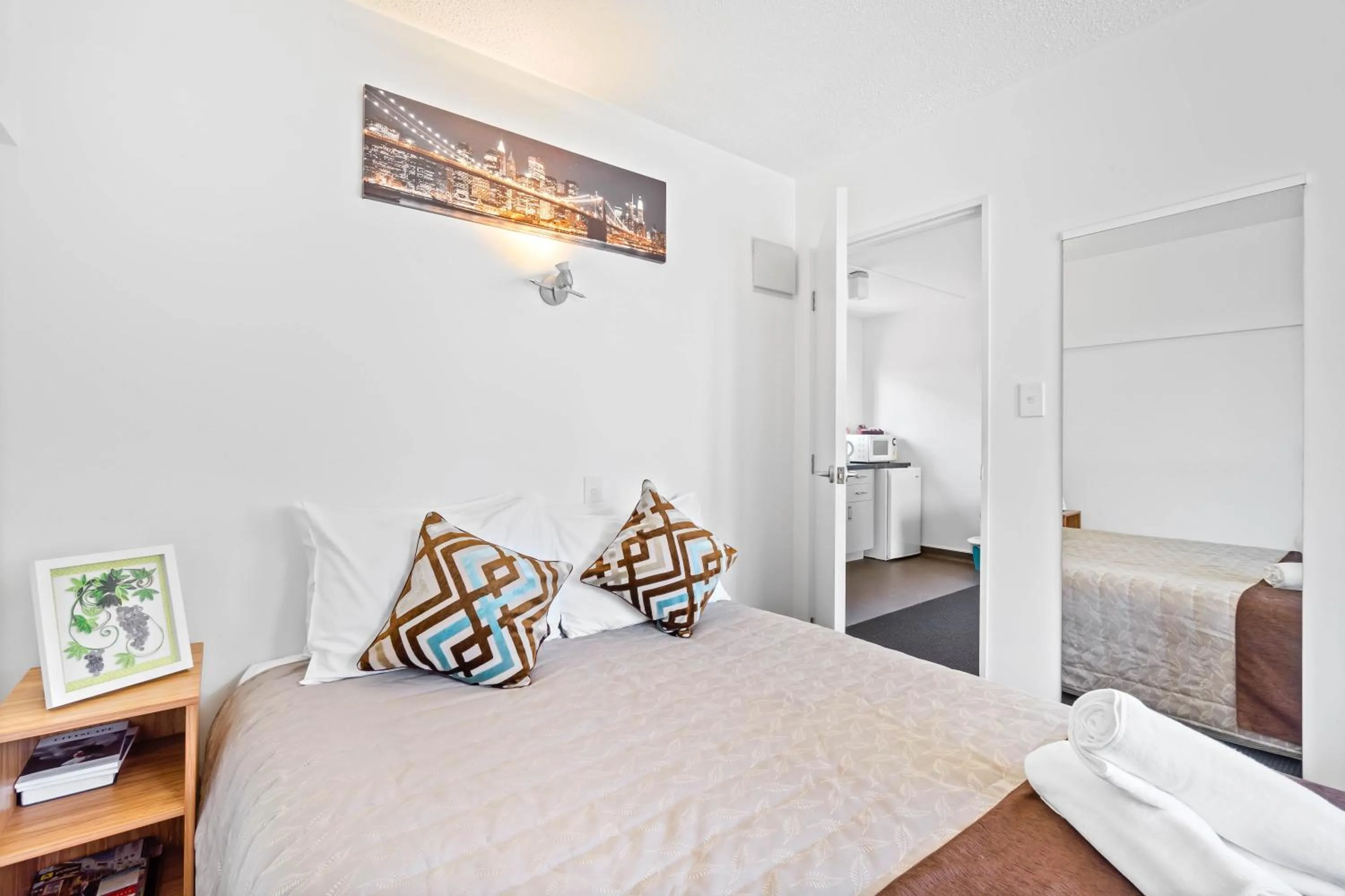 Bedroom, Bed in Ascot Vale Motor Lodge