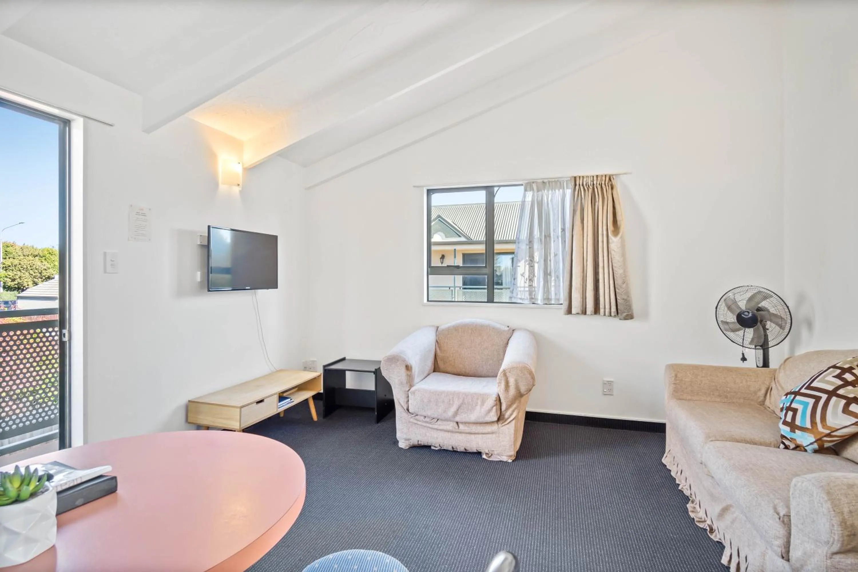 Living room in Ascot Vale Motor Lodge