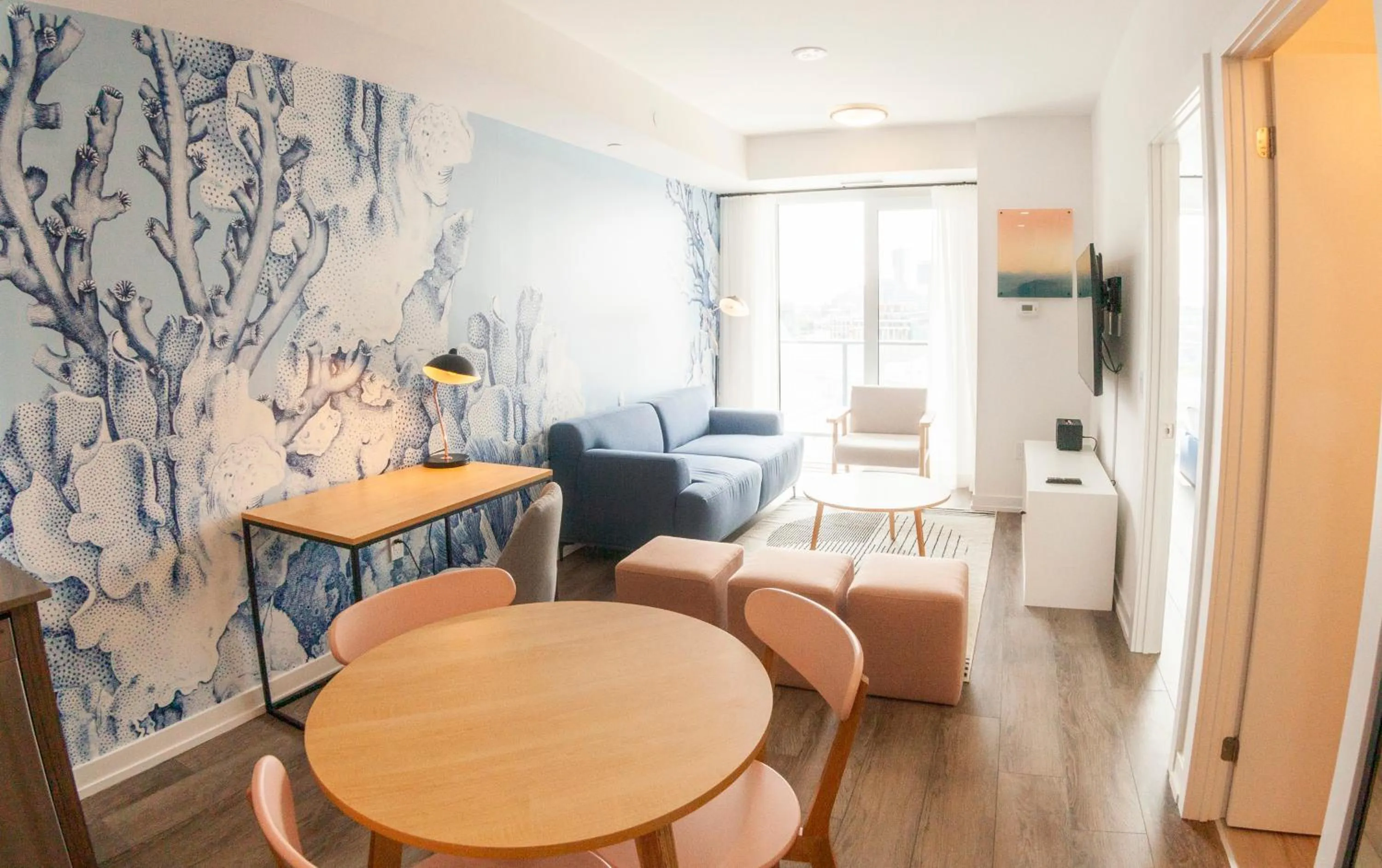 Living room in The Laundry Rooms Station Park Kitchener