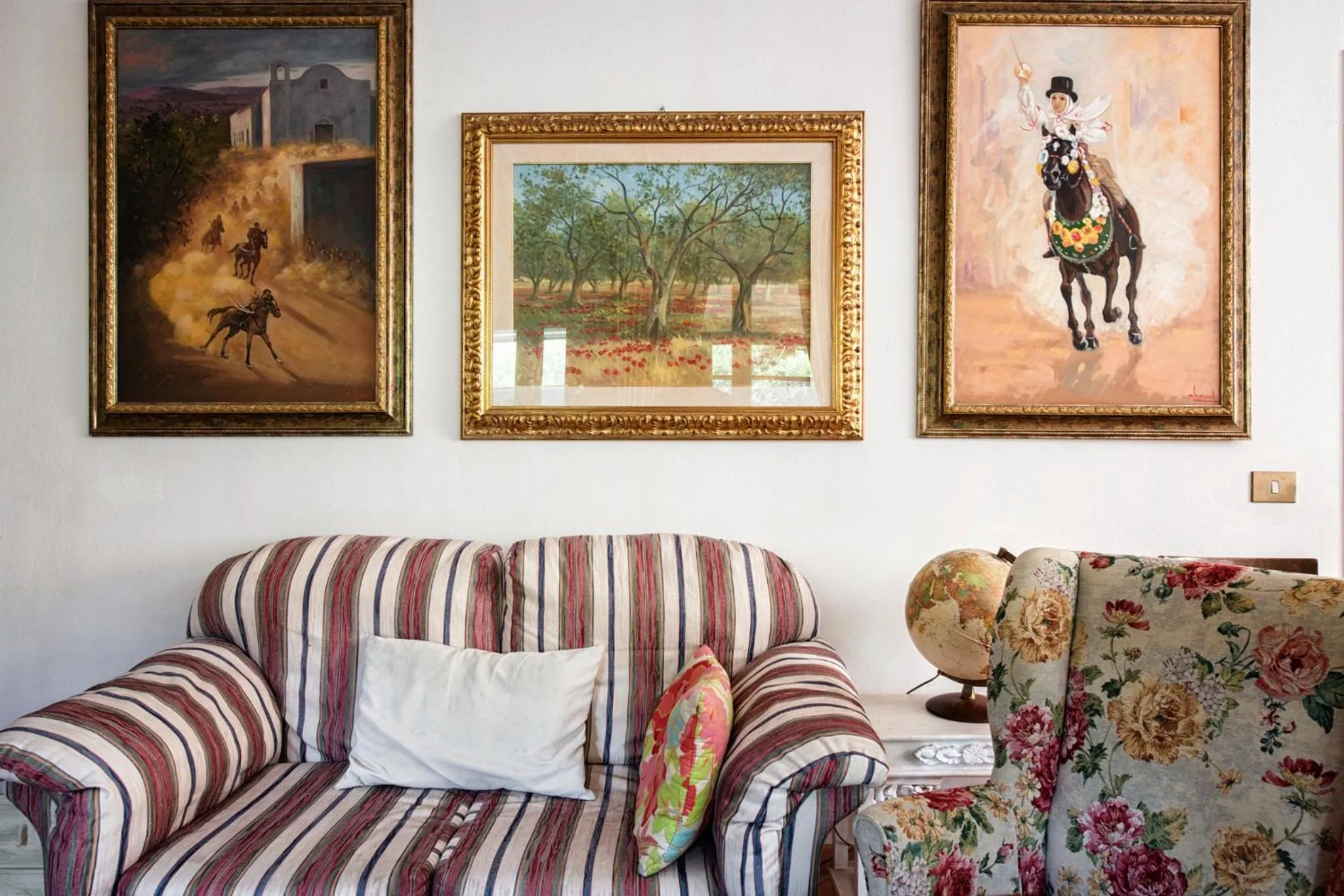 Living room in B&B Da Marcella