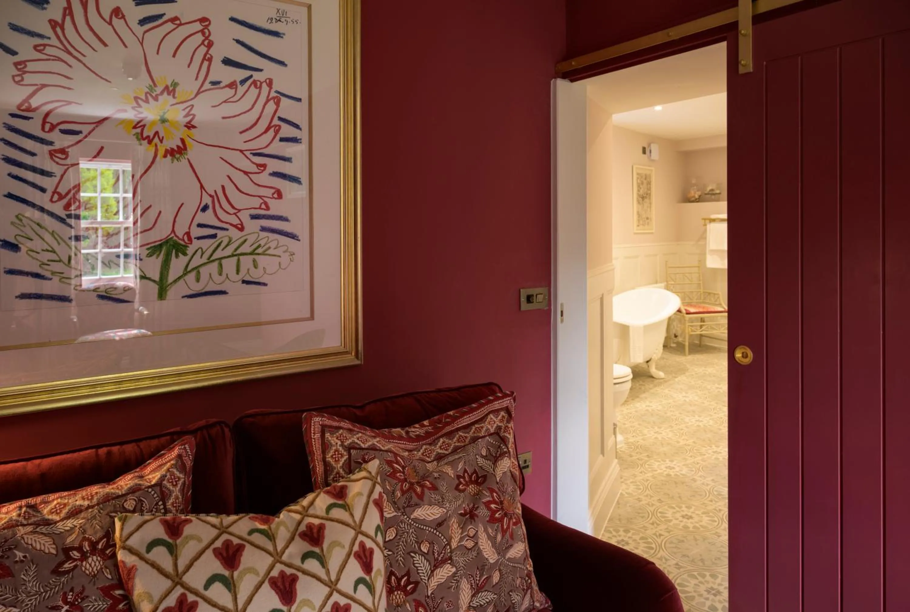 Bed in George and Dragon Clifton