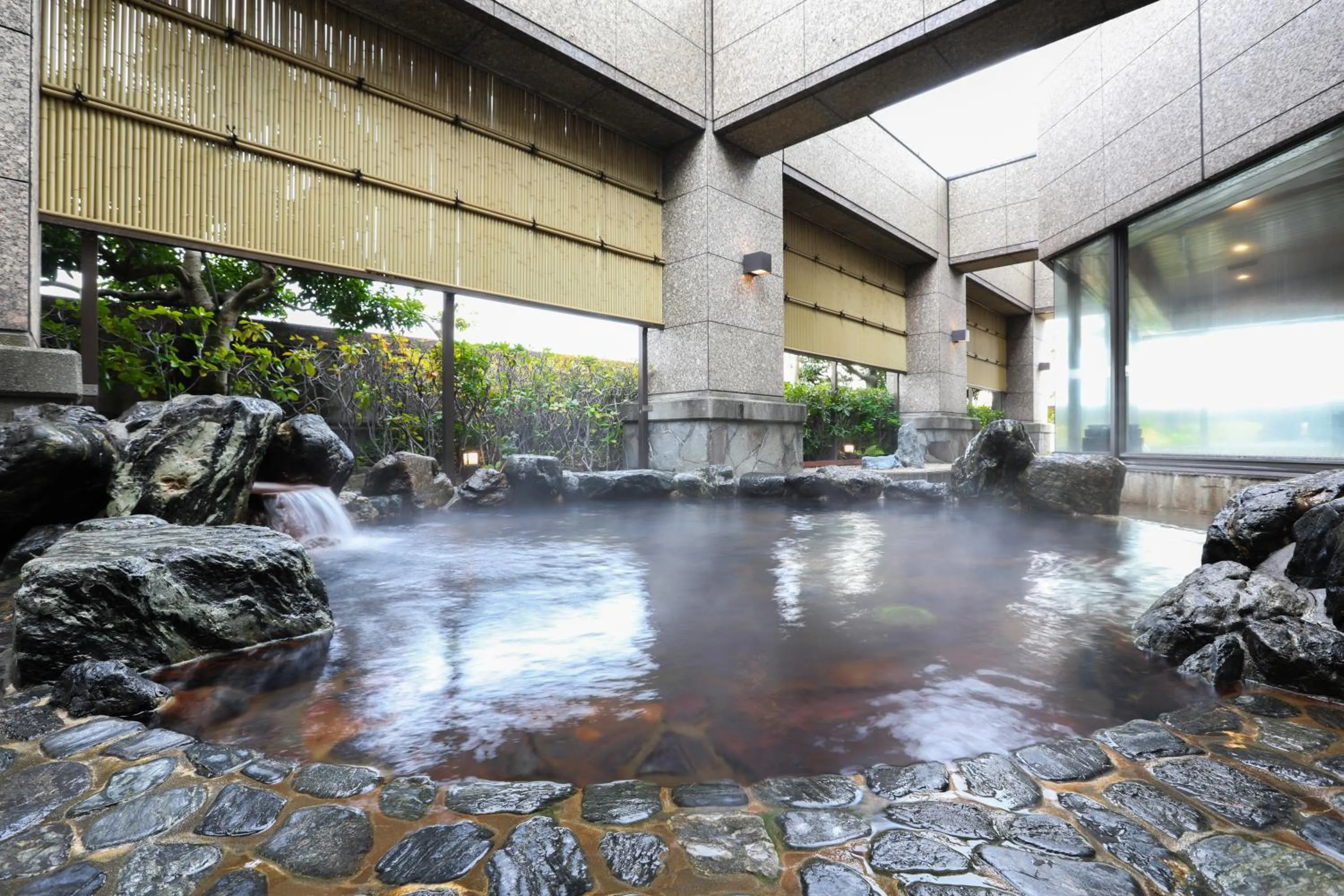 Open Air Bath in Imabari Kokusai Hotel