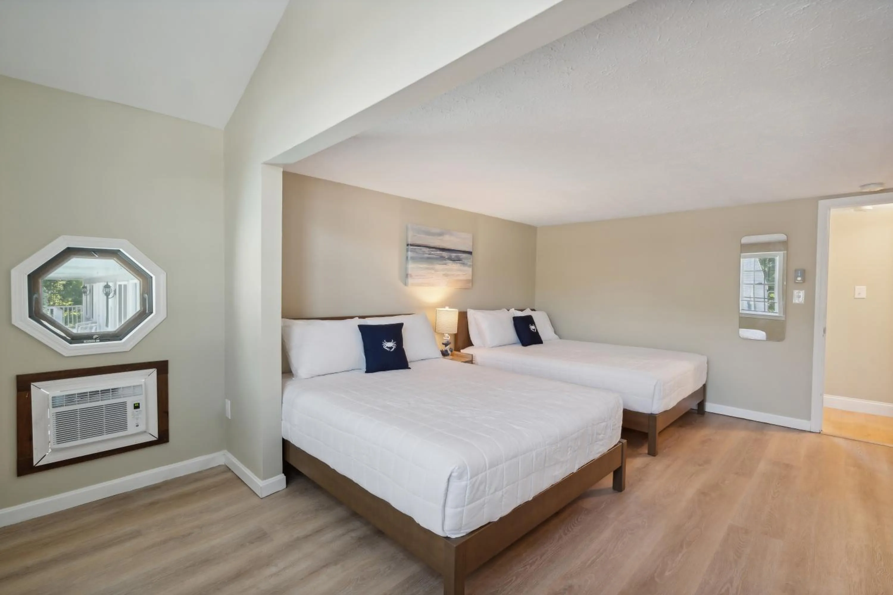 Bed in Stage Run by the Sea