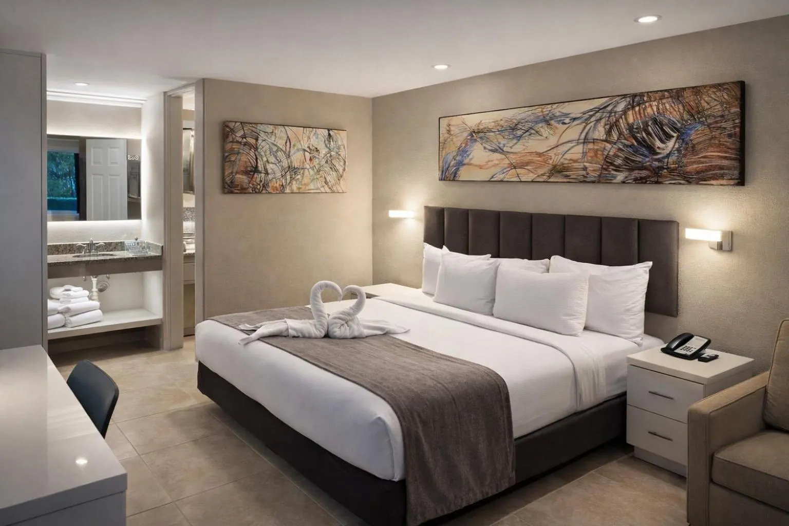 Bed in Orlando International Drive North Hotel