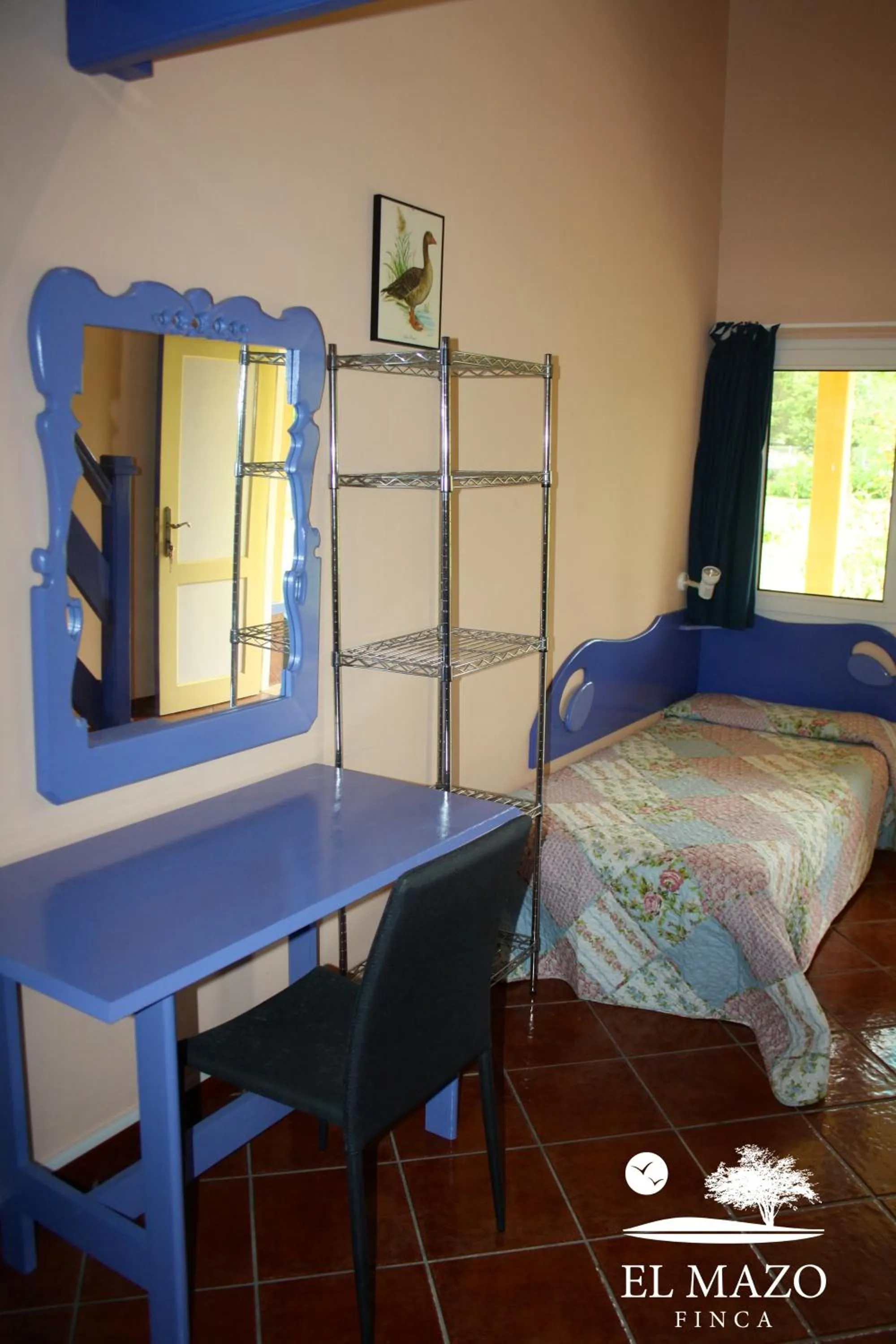 Bed in Albergue Finca El Mazo