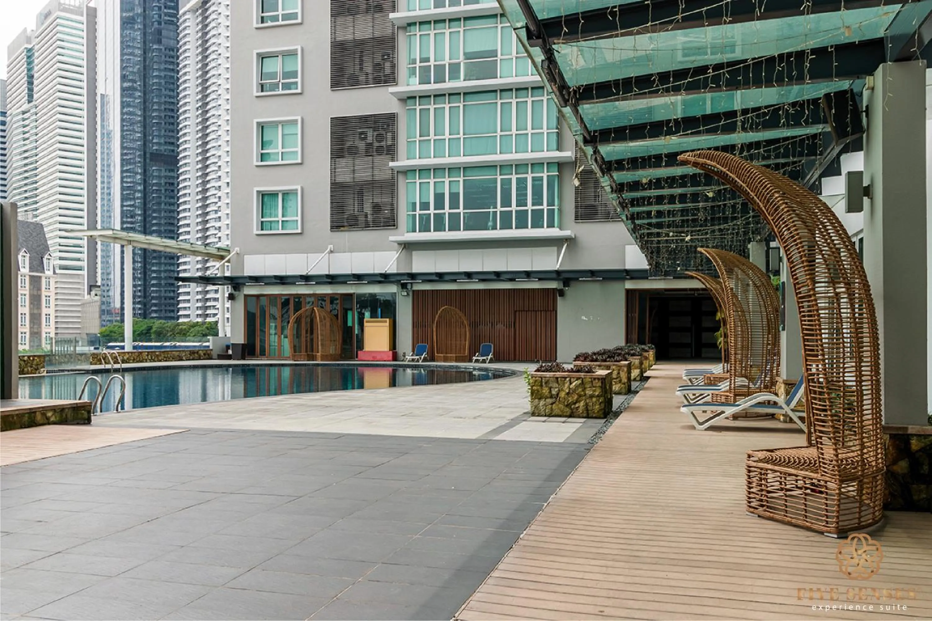 Swimming pool in Dua Sentral Signature Suites