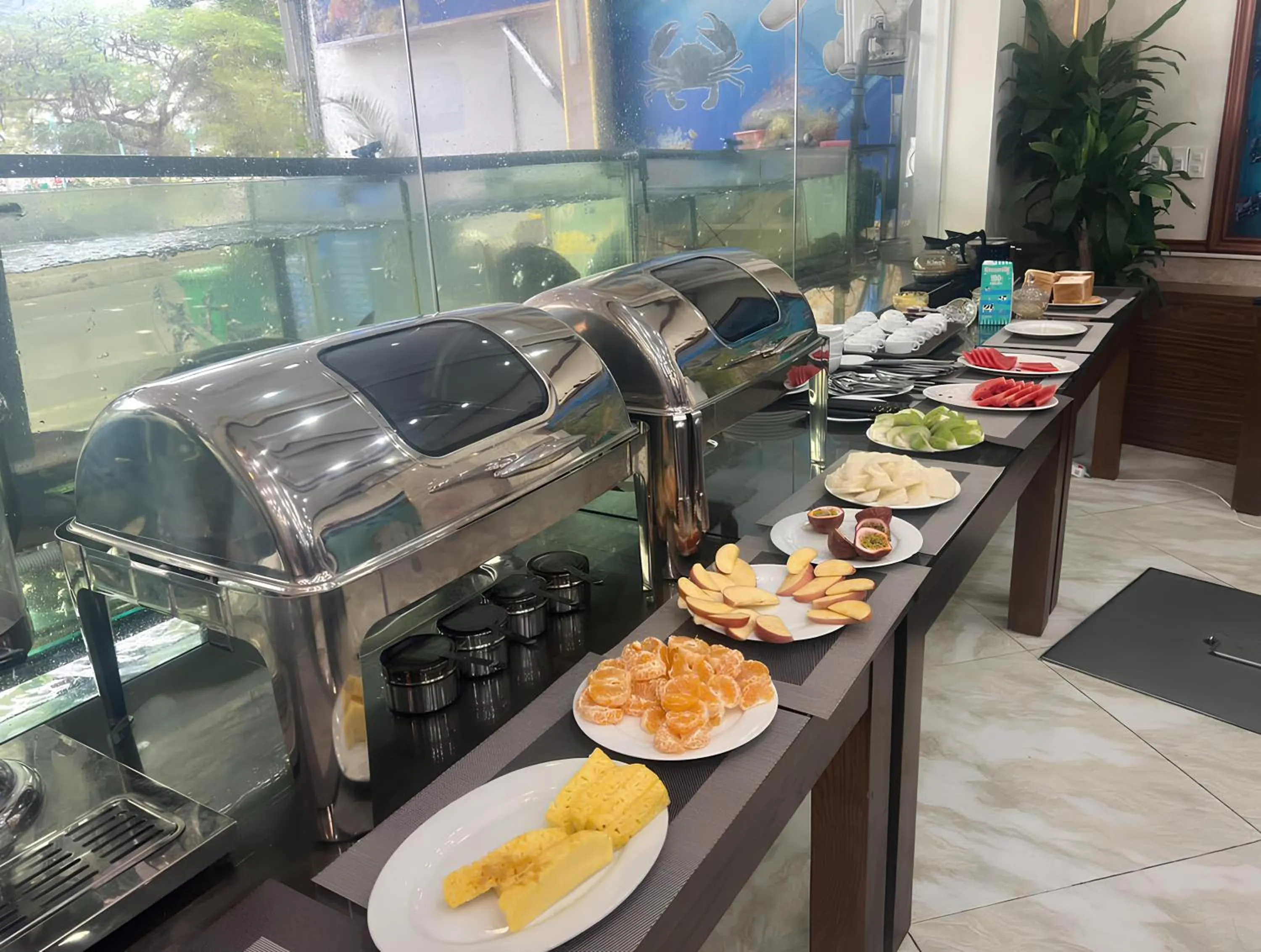 Breakfast in Lang Chai Hotel Cat Ba