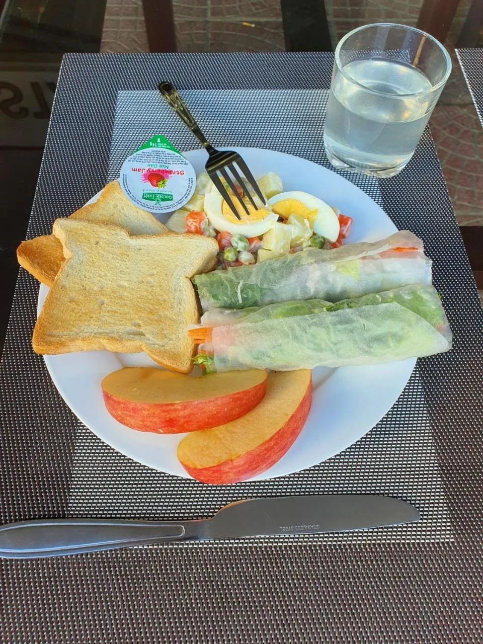 Breakfast in Lang Chai Hotel Cat Ba