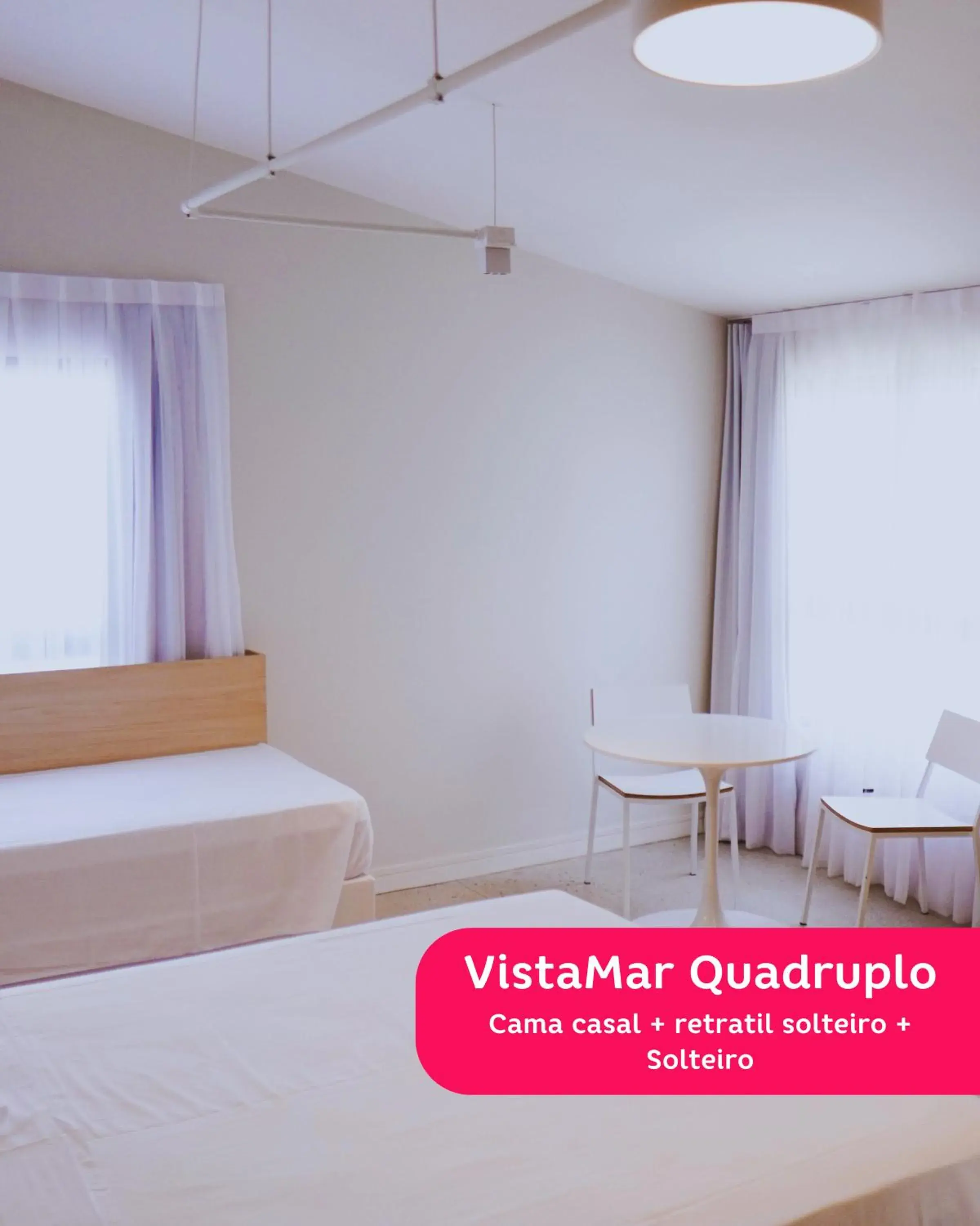 Quadruple Room with Sea View - single occupancy in Liiv Hub - Natal PontaNegra Quadruple Room with Sea View - single occupancy in Liiv Hub - Natal PontaNegra