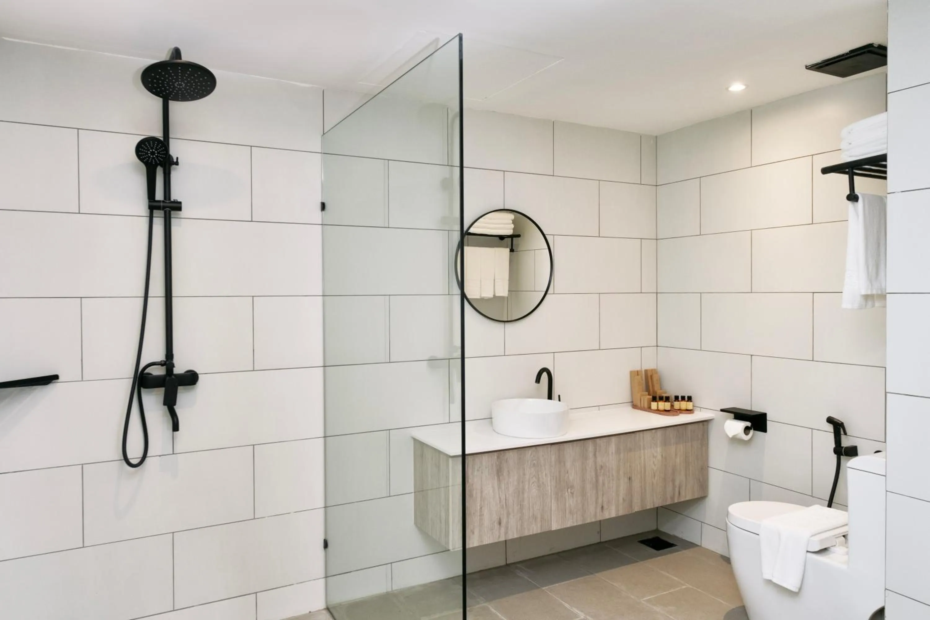 Bathroom in Theatre Hotel