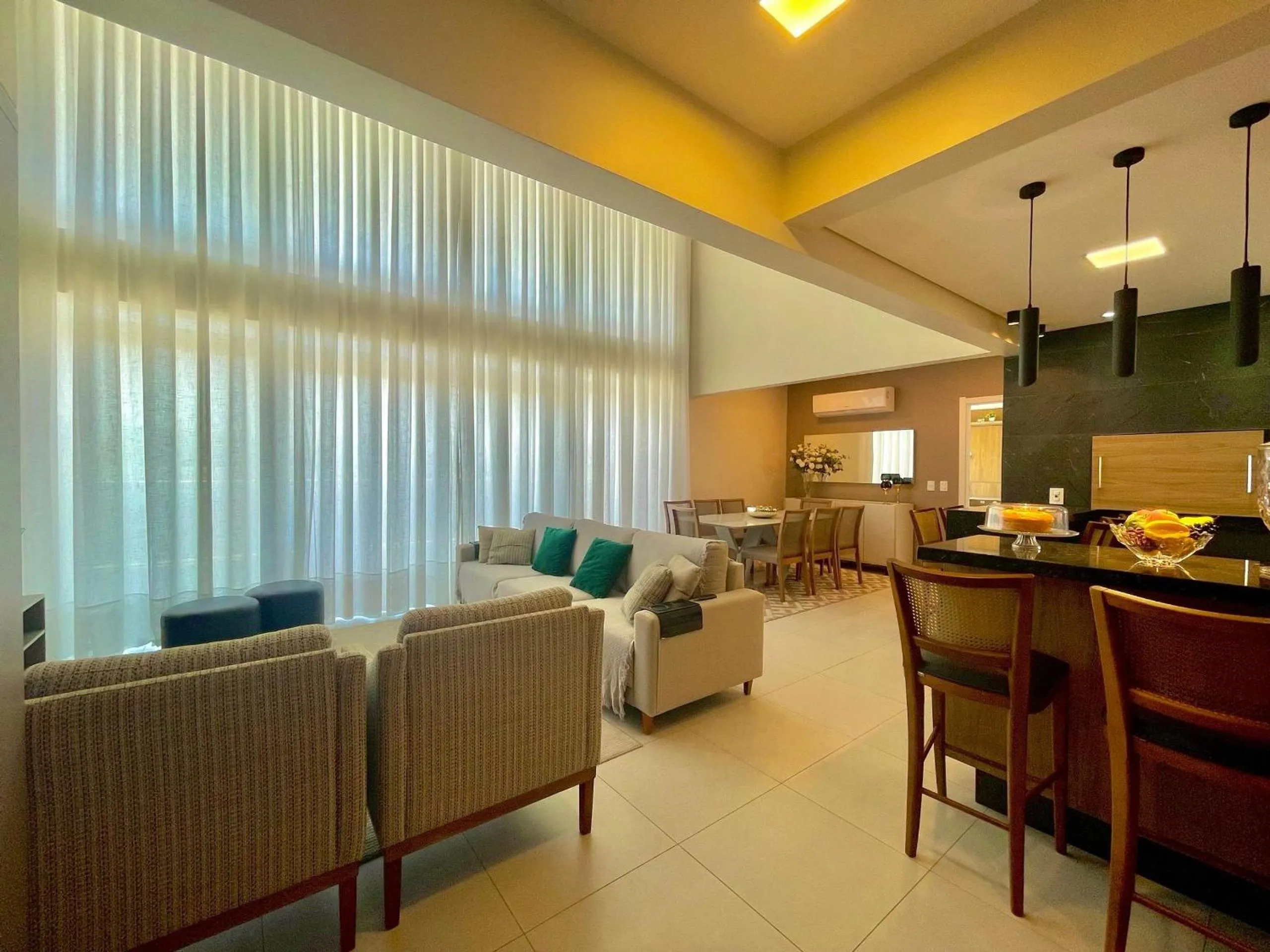 Living room in Atlântida Green Square - 408B