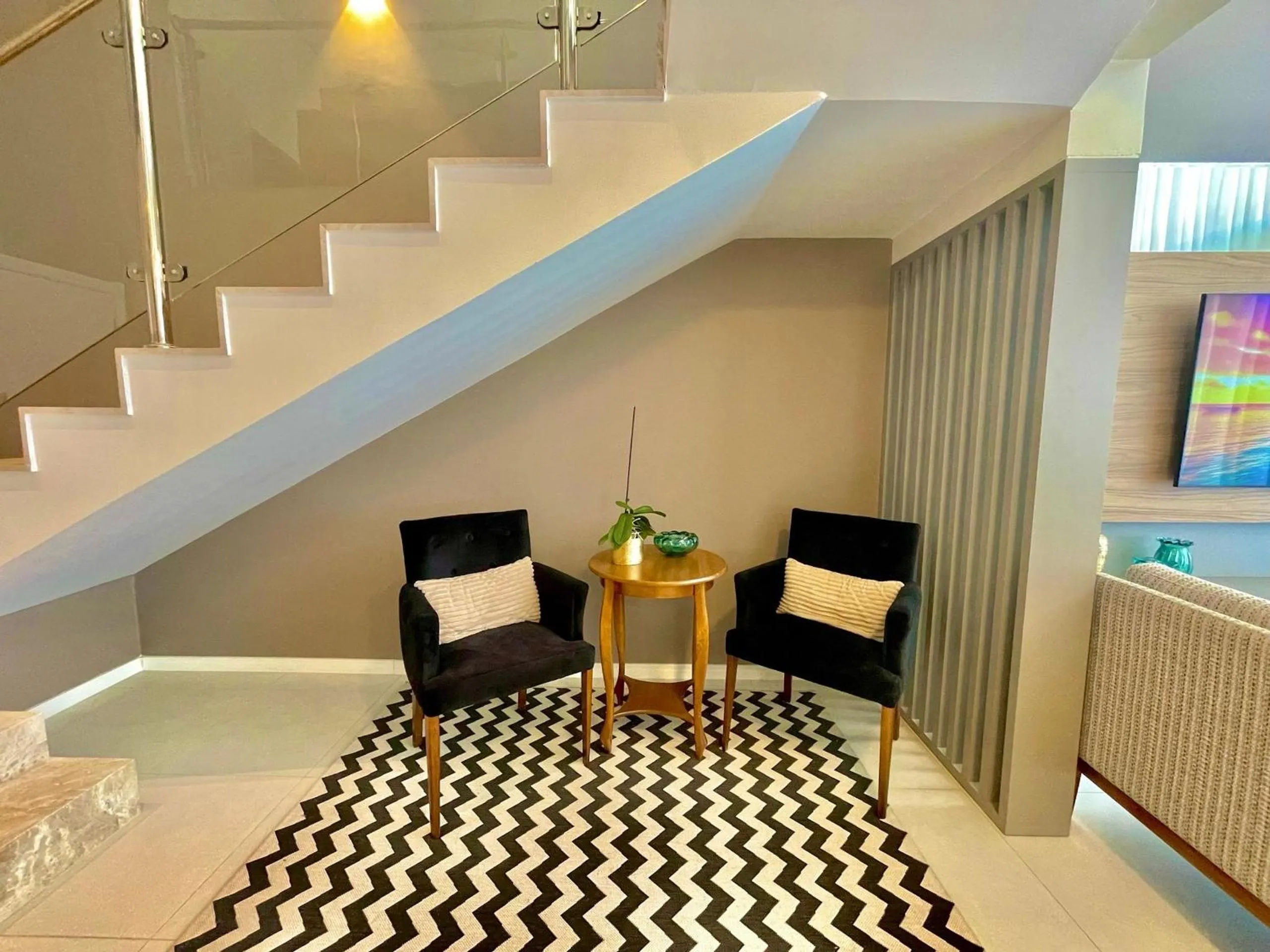 Living room in Atlântida Green Square - 408B