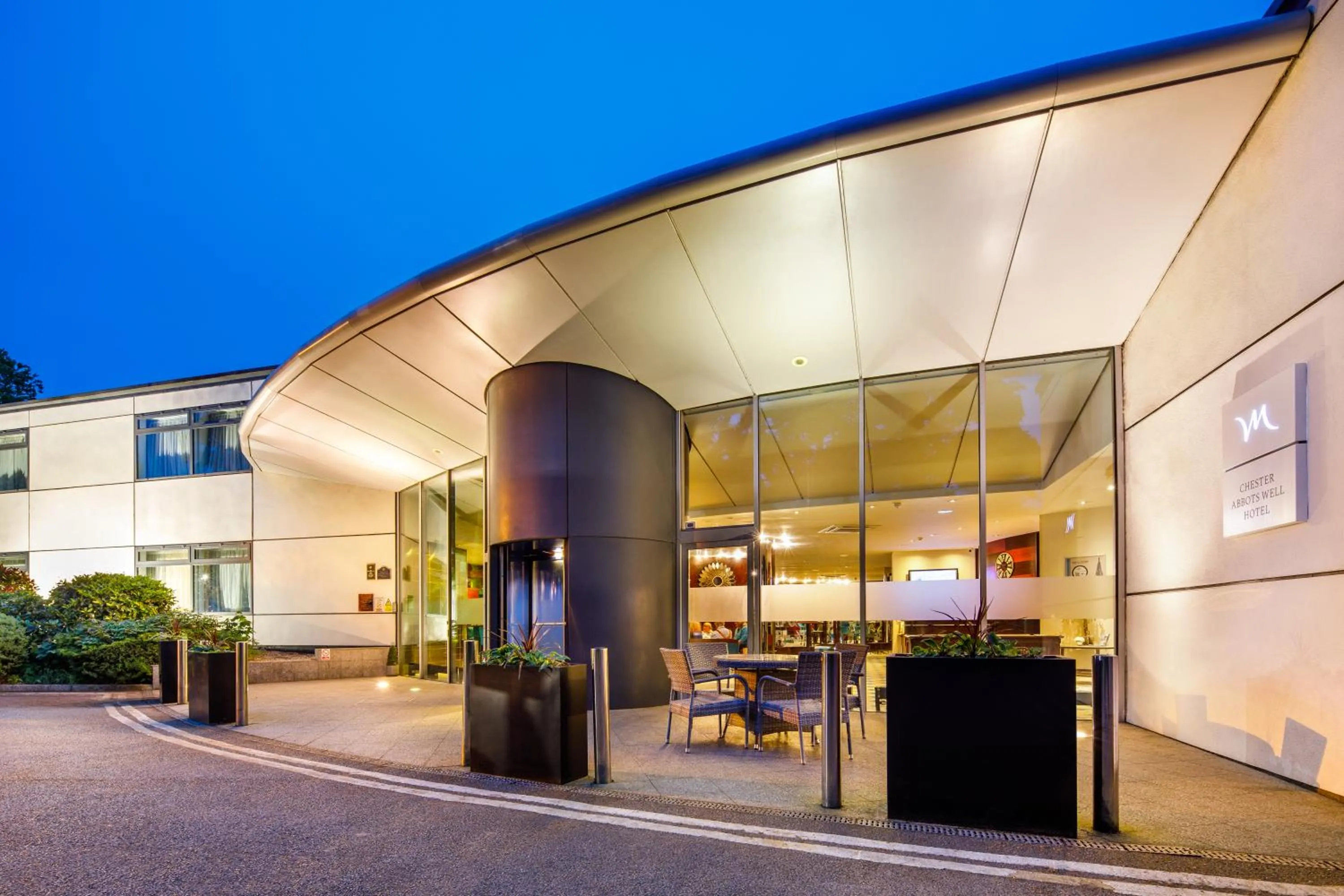 Property building in Mercure Chester Abbots Well Hotel