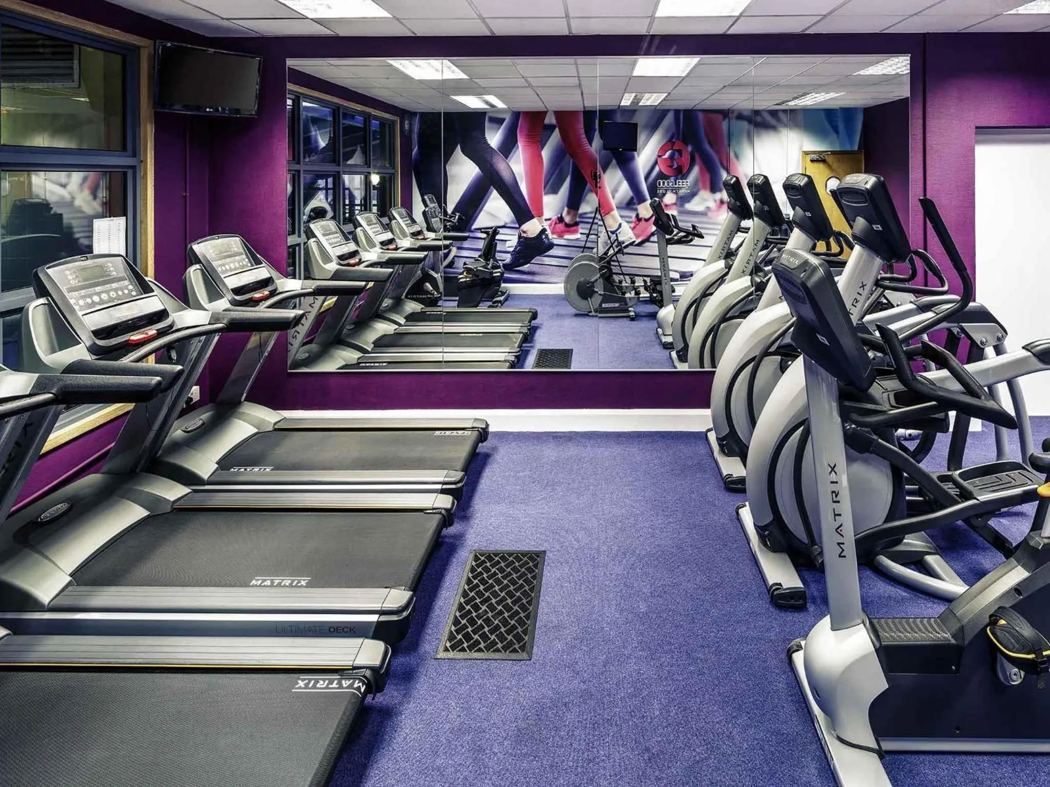 Fitness centre/facilities in Mercure Chester Abbots Well Hotel