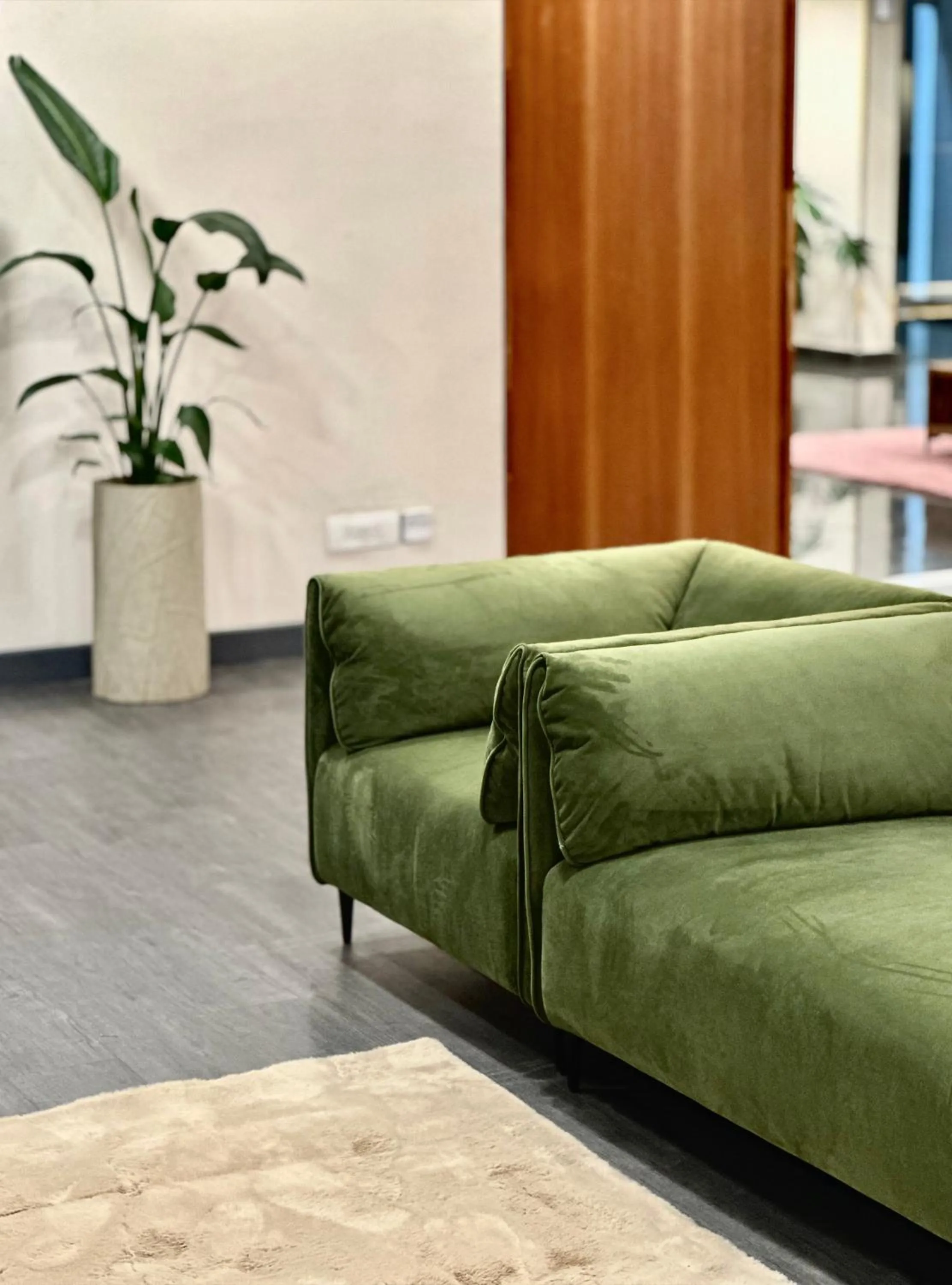 Living room in The Habitat Suites-Walkable distance to Guruvayoor temple