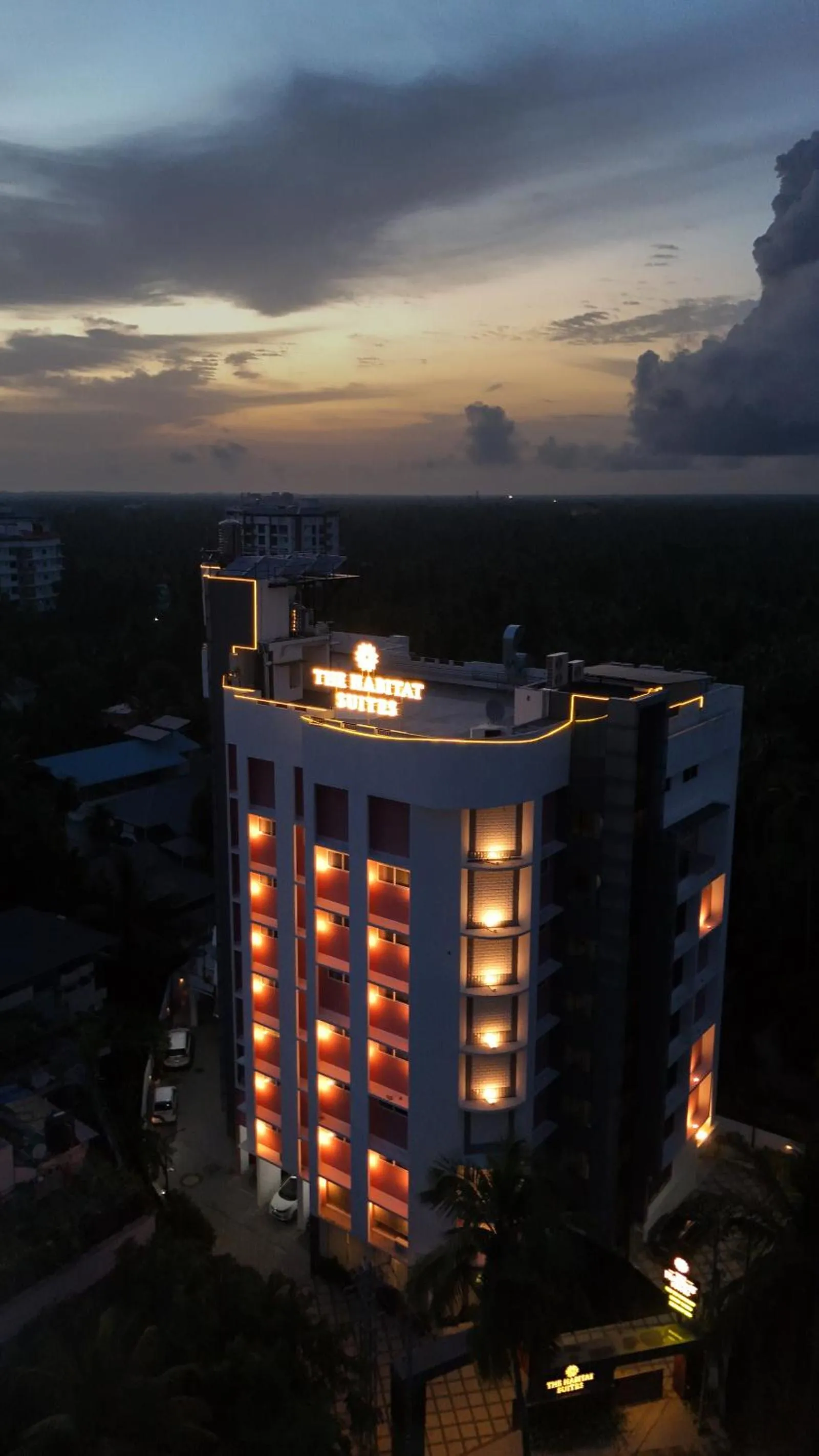Property building in The Habitat Suites-Walkable distance to Guruvayoor temple