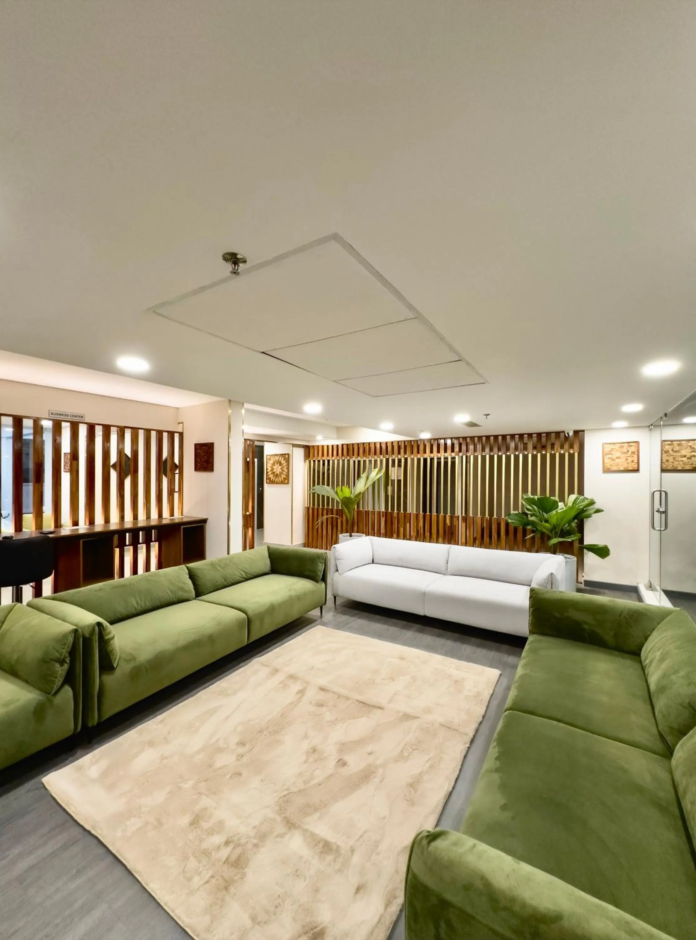 Living room, Bed in The Habitat Suites-Walkable distance to Guruvayoor temple