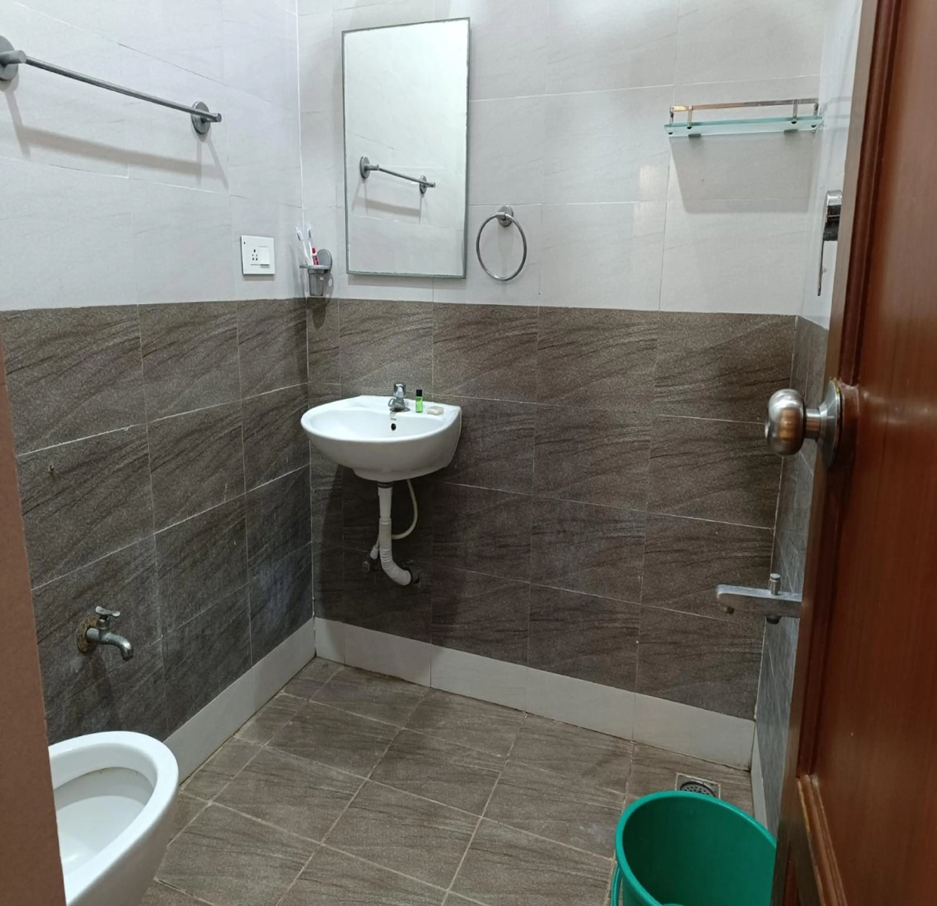 Bathroom in Azhagappa Residency