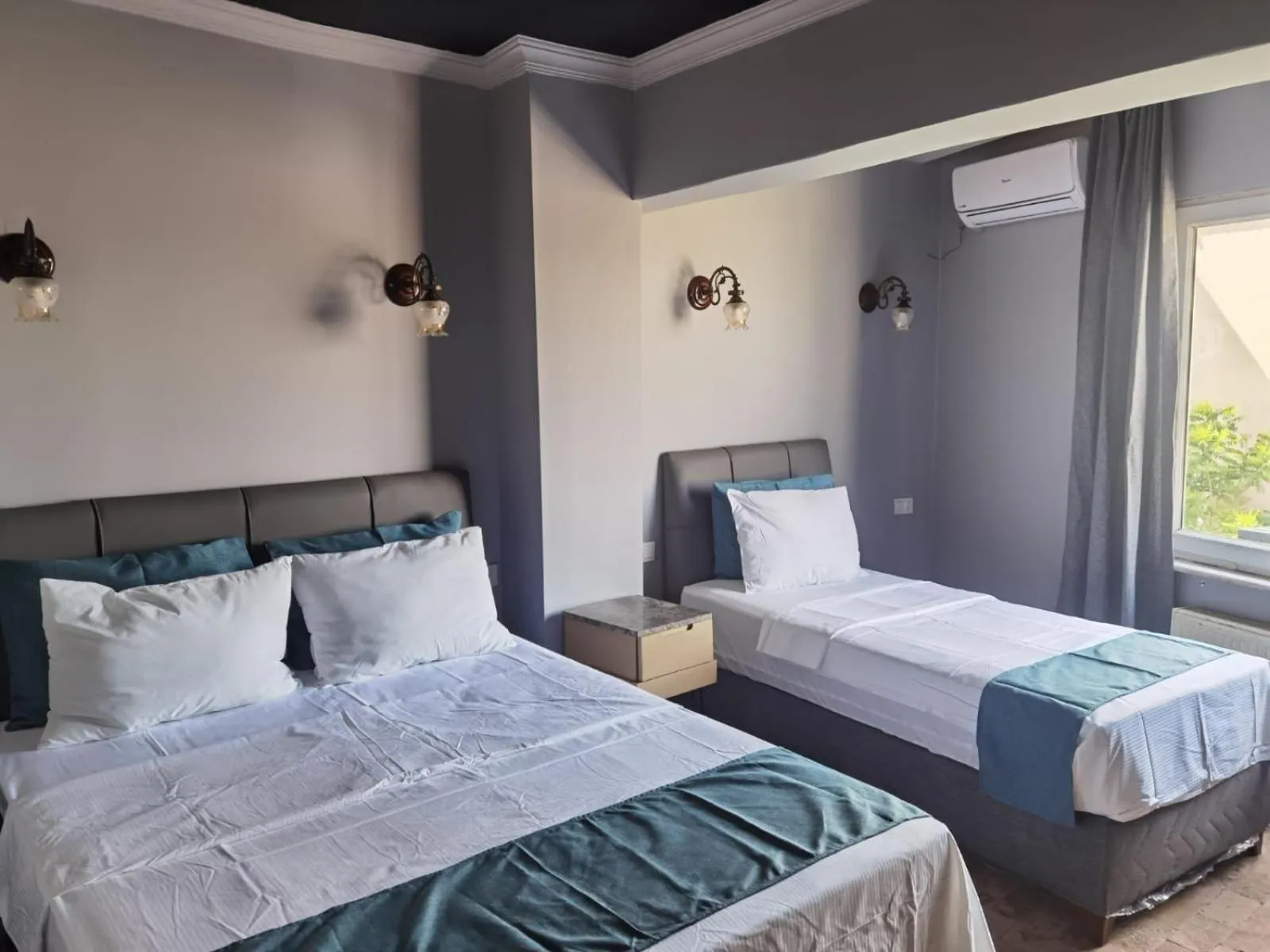 Bed in City Park Suites City Center Corlu