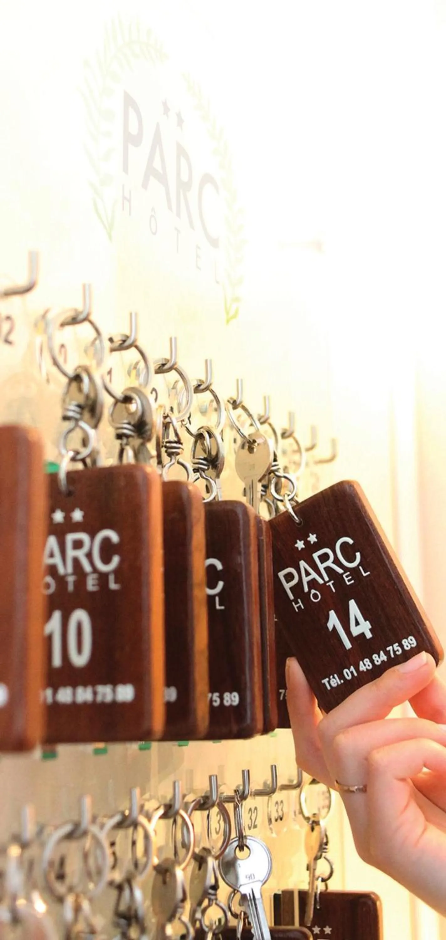 Lobby or reception in Hôtel du Parc