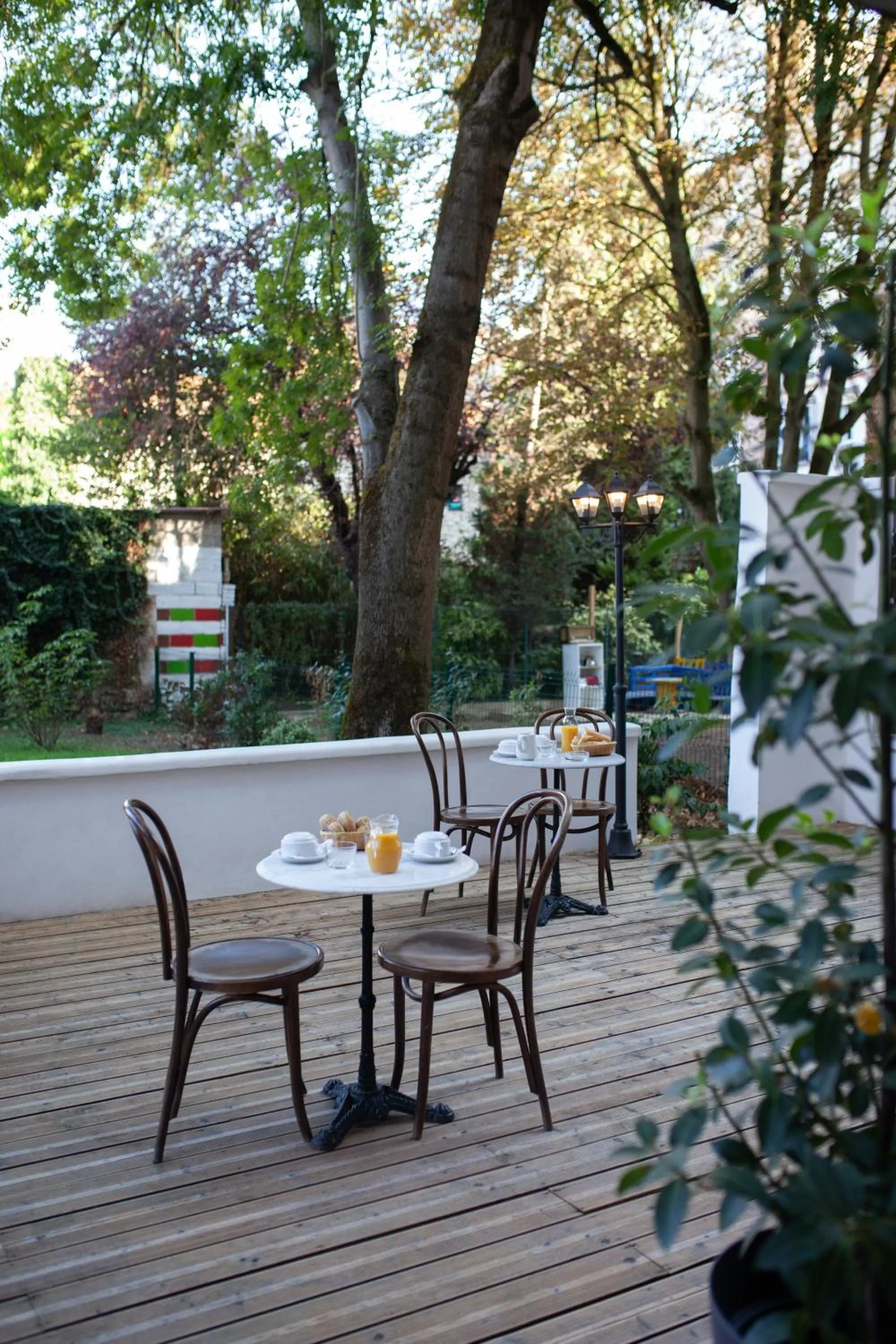 Garden in Hôtel du Parc
