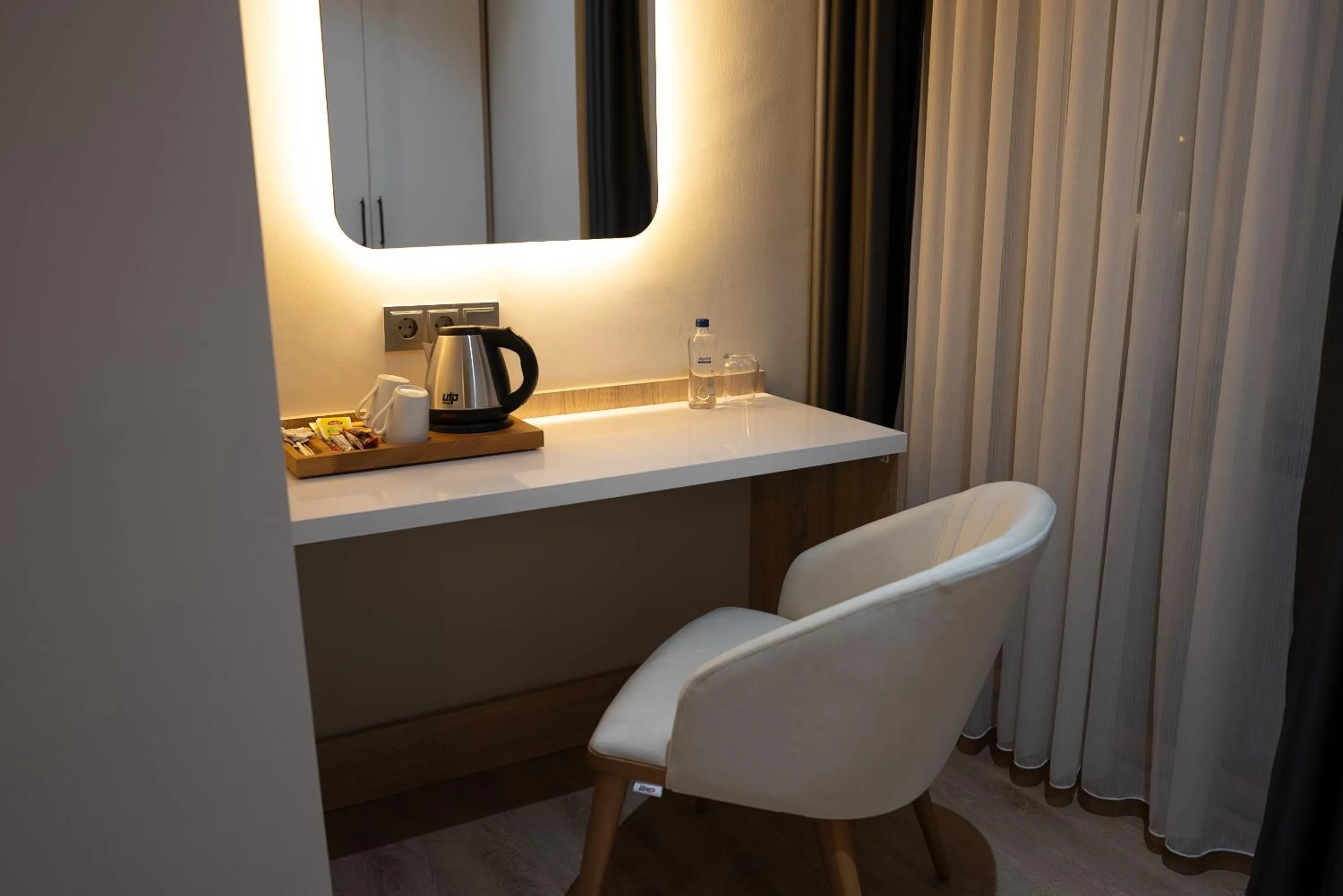 Kitchen or kitchenette in Golden River Hotel By Continent