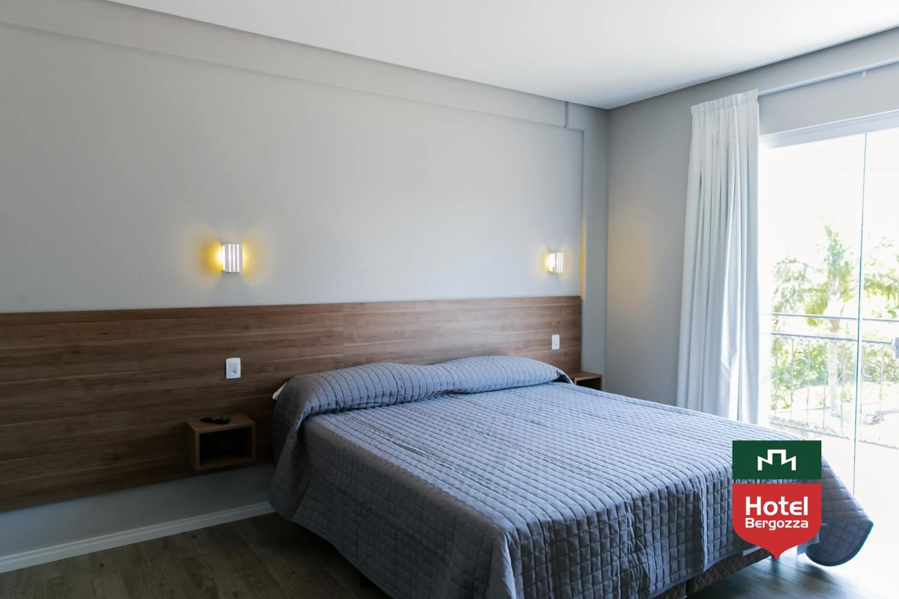 Bed in Hotel Bergozza