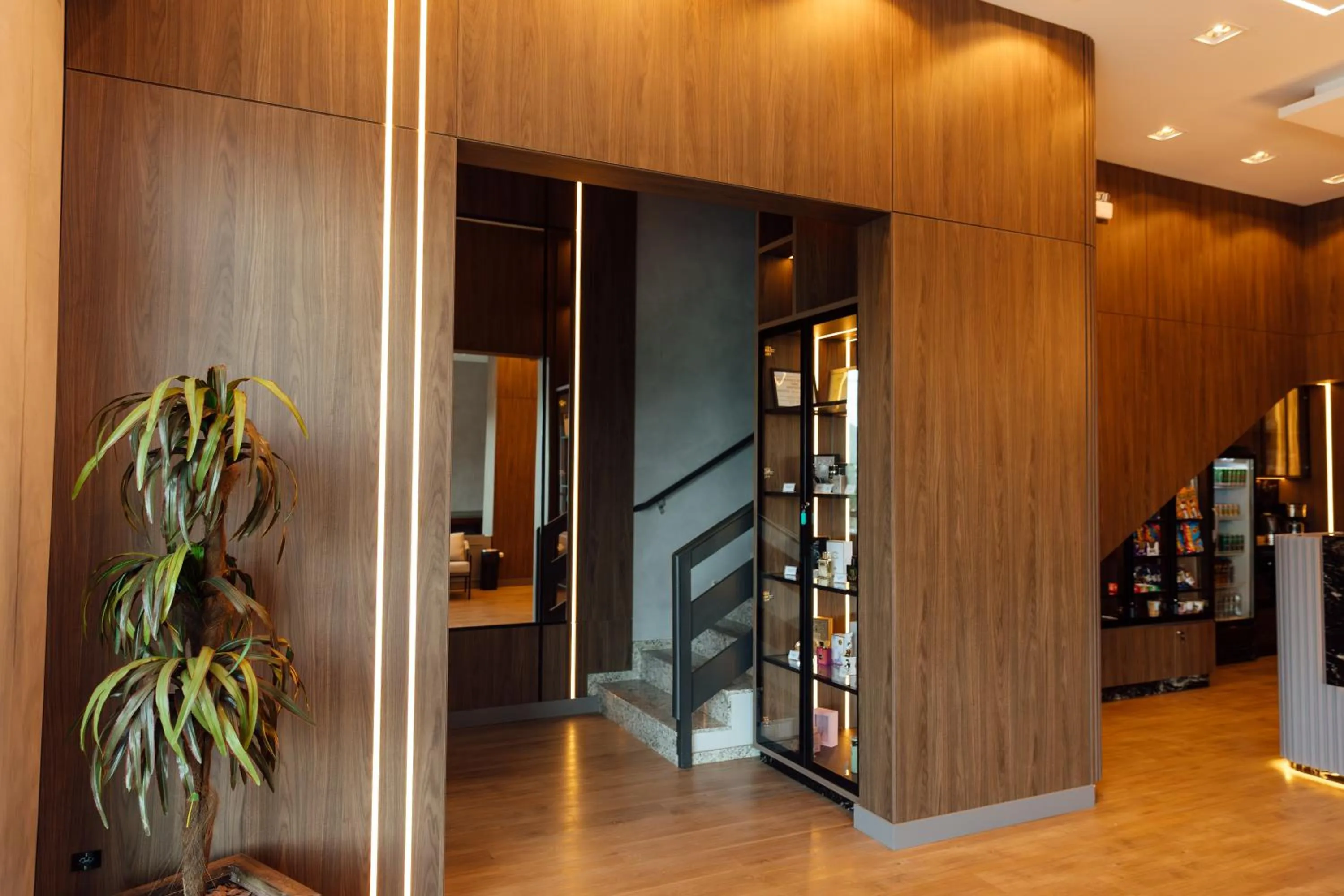 Lobby or reception in Hotel Bergozza