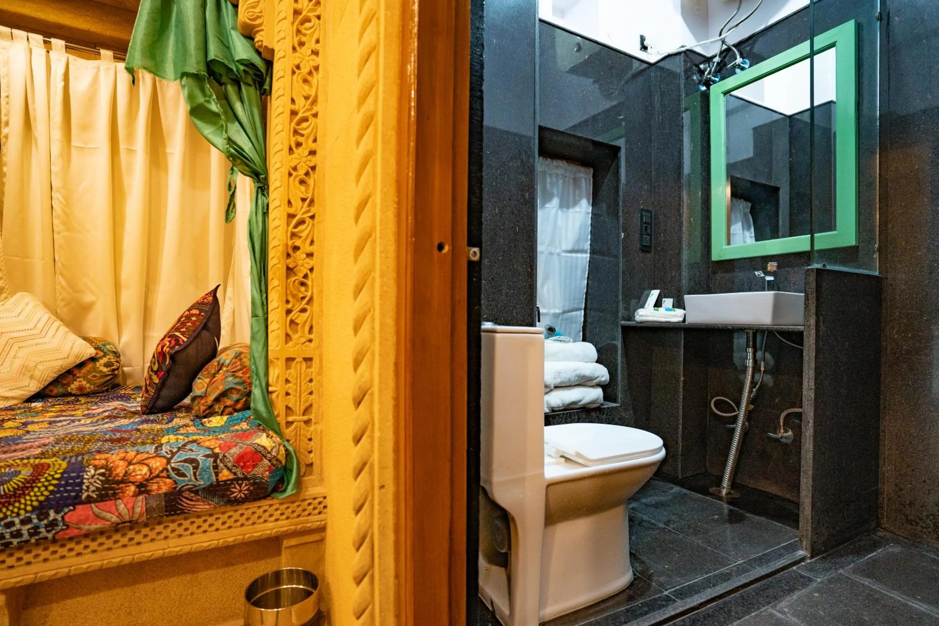 Bathroom in Tripli Hotels Prithvi Haveli