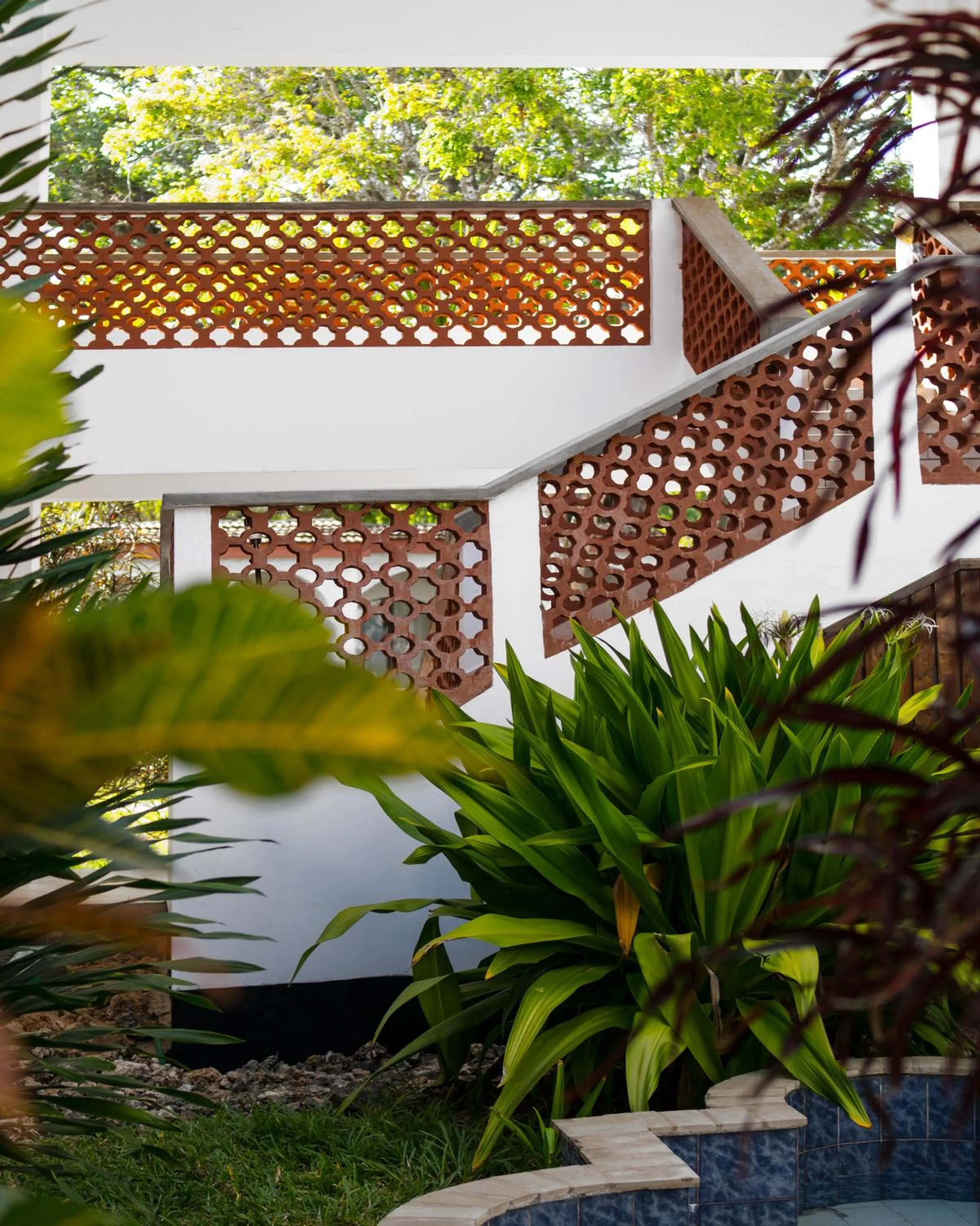 Patio in Diani Sea Lodge - All Inclusive