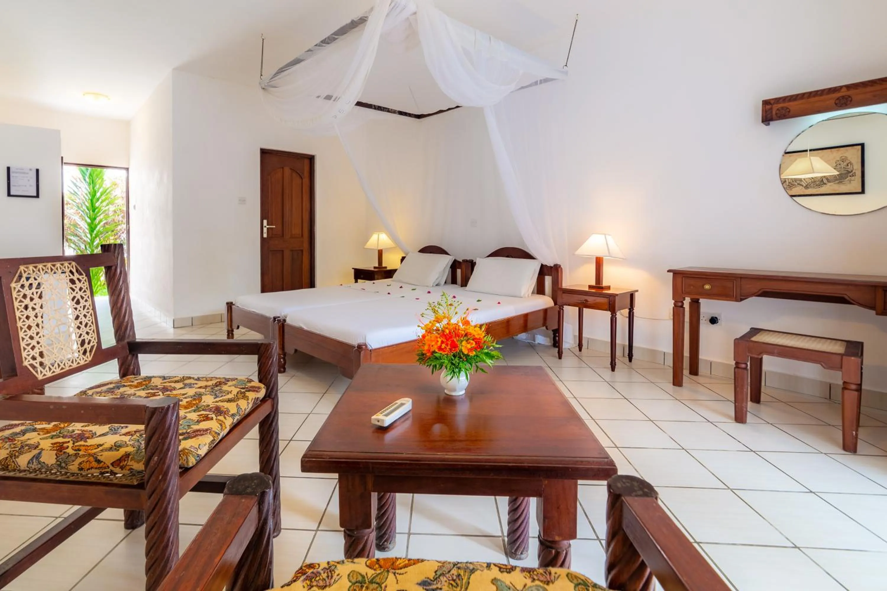 Photo of the whole room, Bed in Diani Sea Lodge - All Inclusive