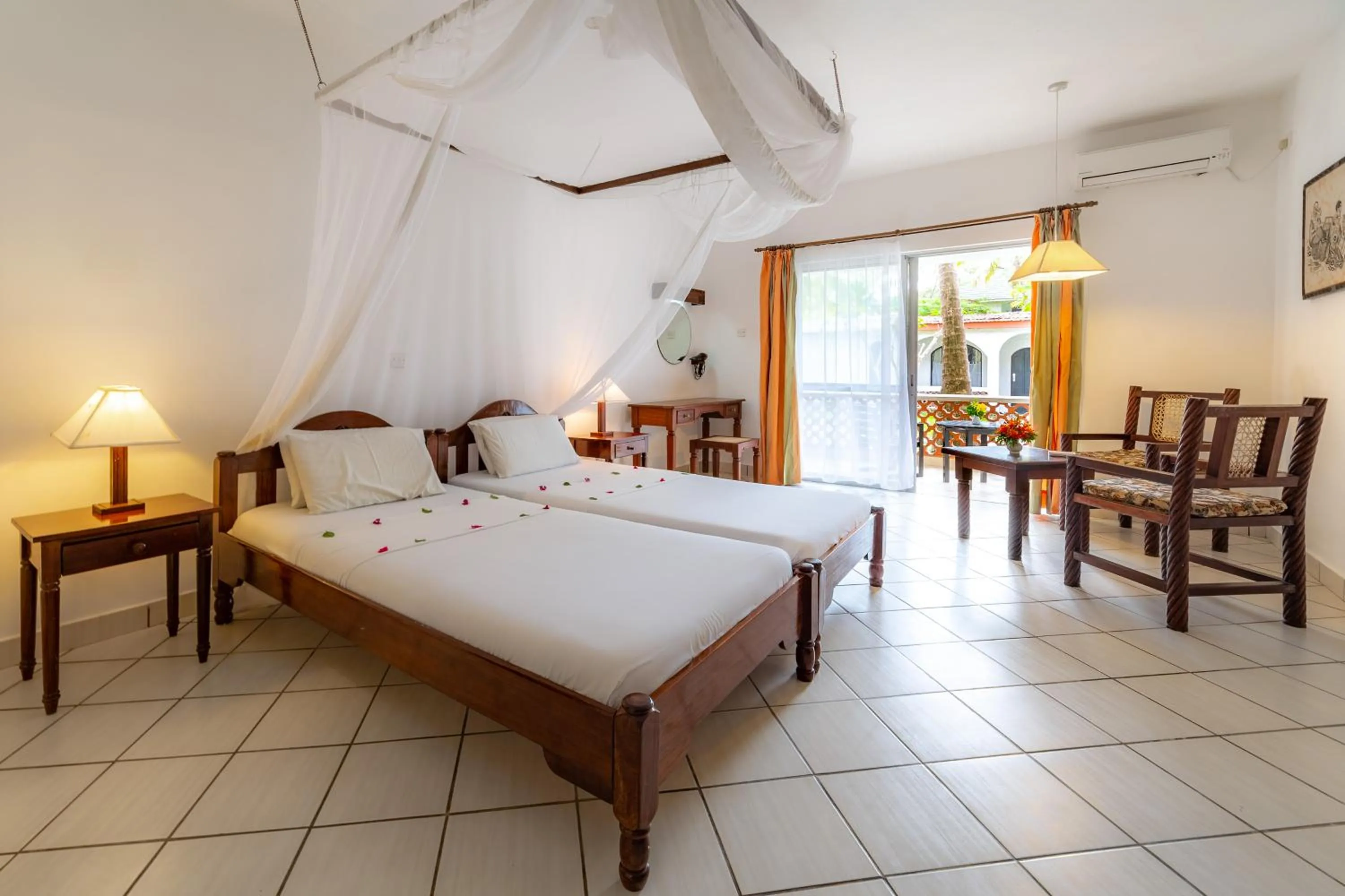 Photo of the whole room, Bed in Diani Sea Lodge - All Inclusive