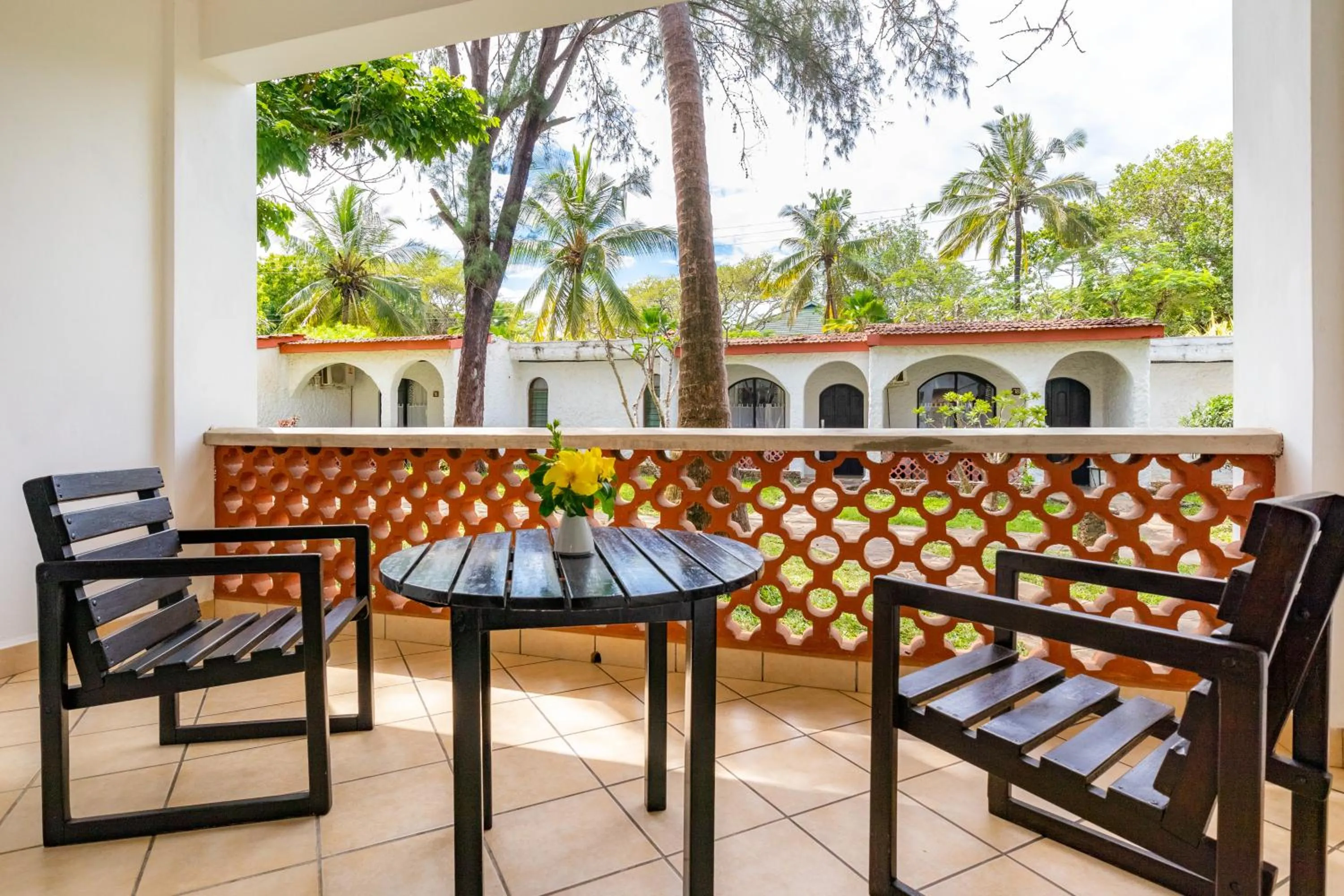 Balcony/Terrace in Diani Sea Lodge - All Inclusive