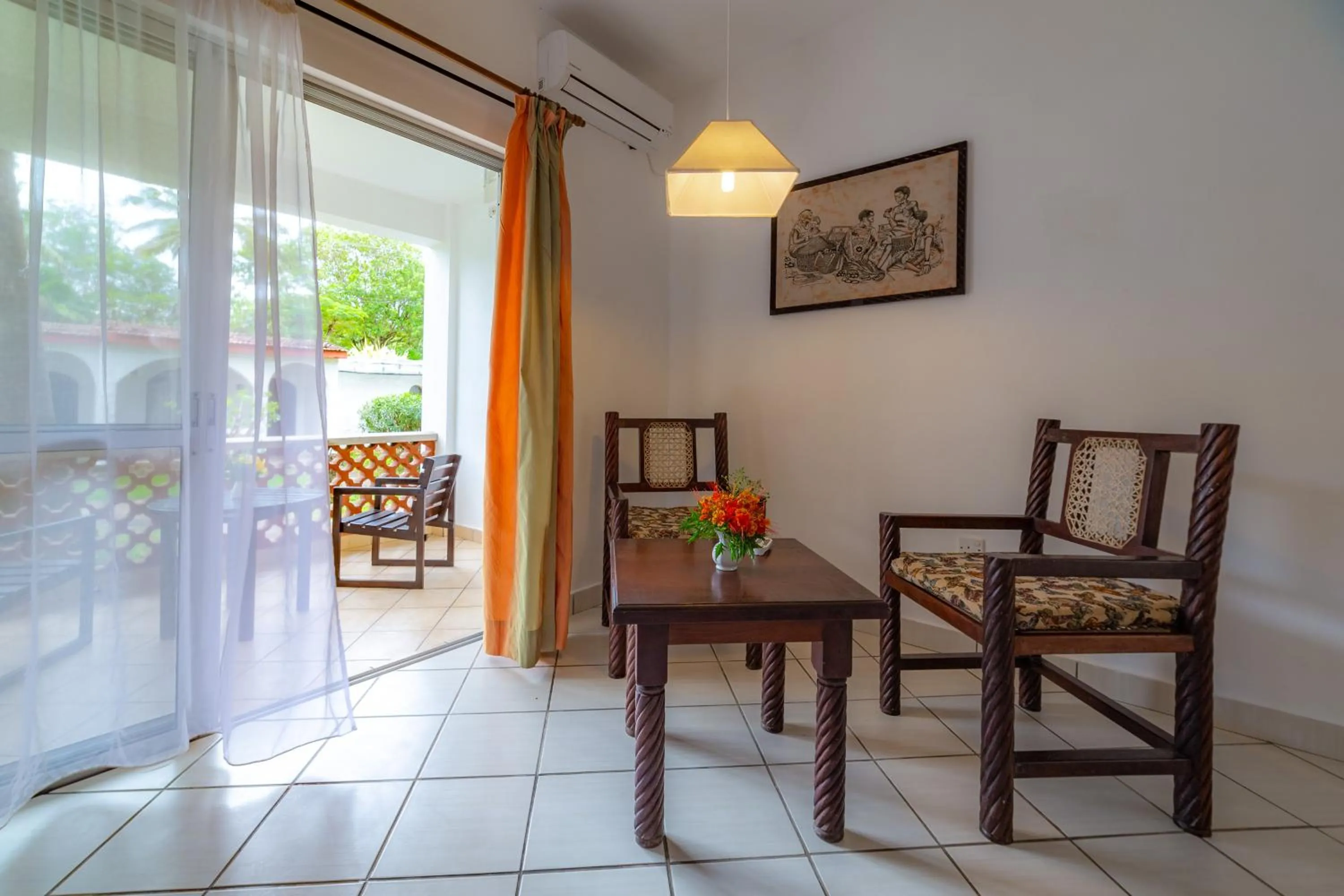 Balcony/Terrace in Diani Sea Lodge - All Inclusive