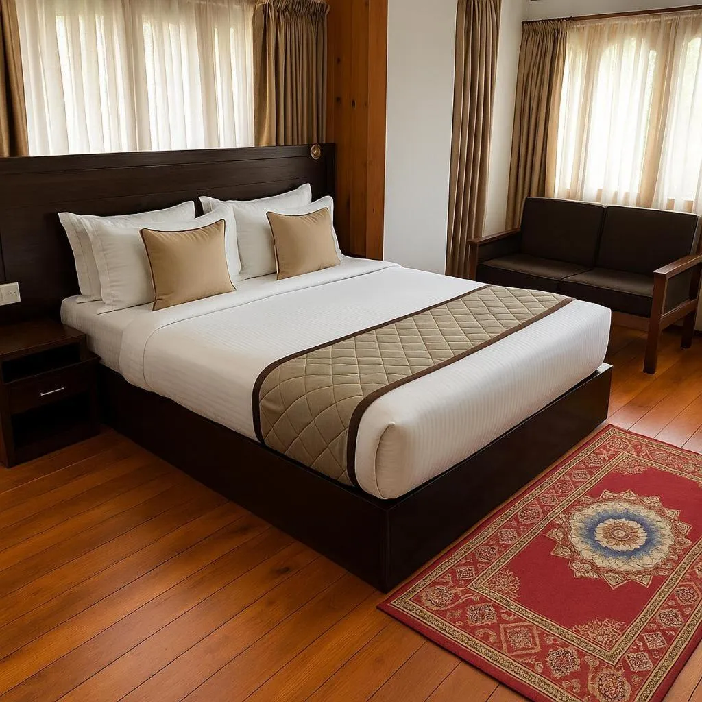 Bedroom, Bed in Norbu Healing Hotel