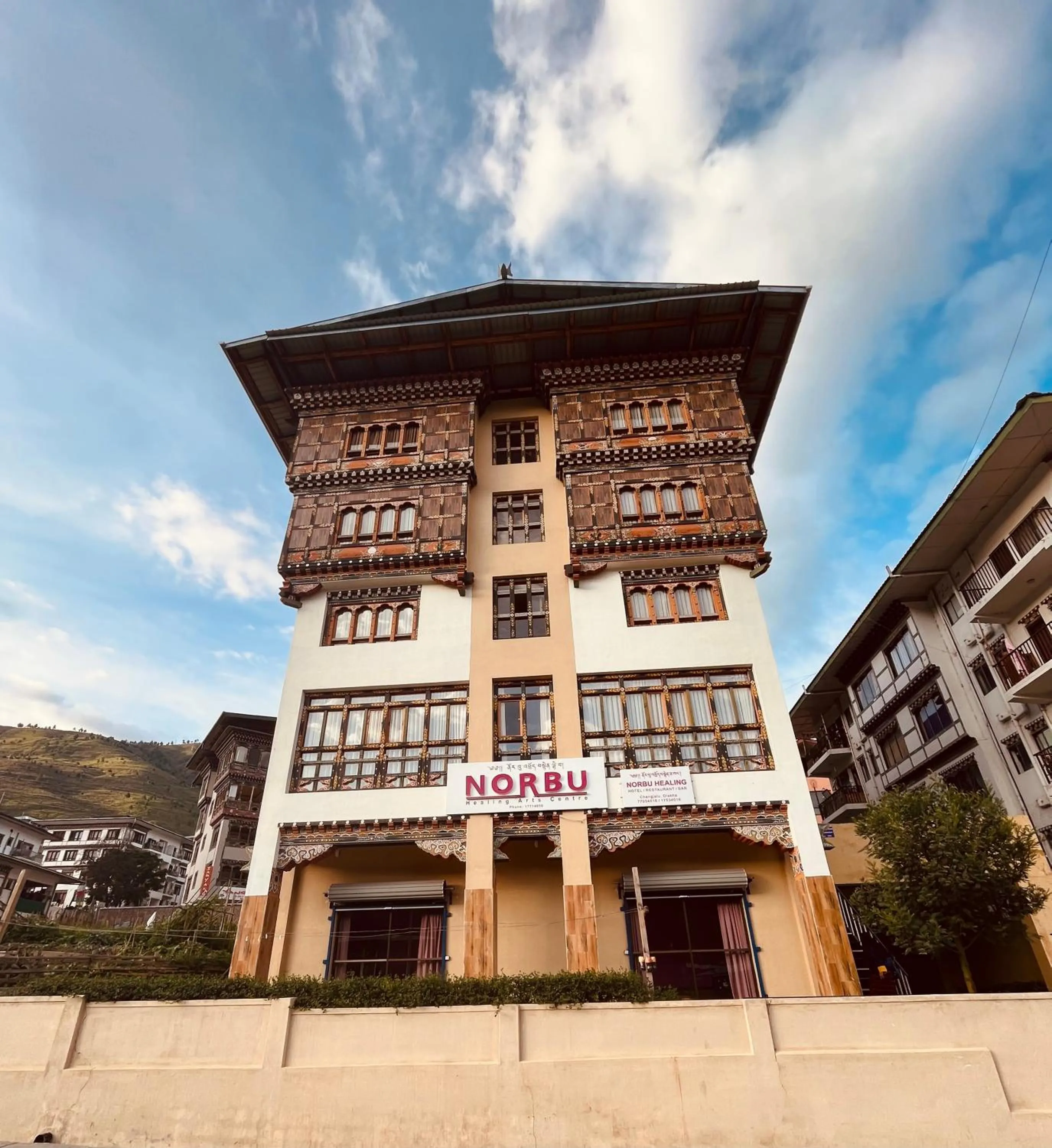 Property building in Norbu Healing Hotel